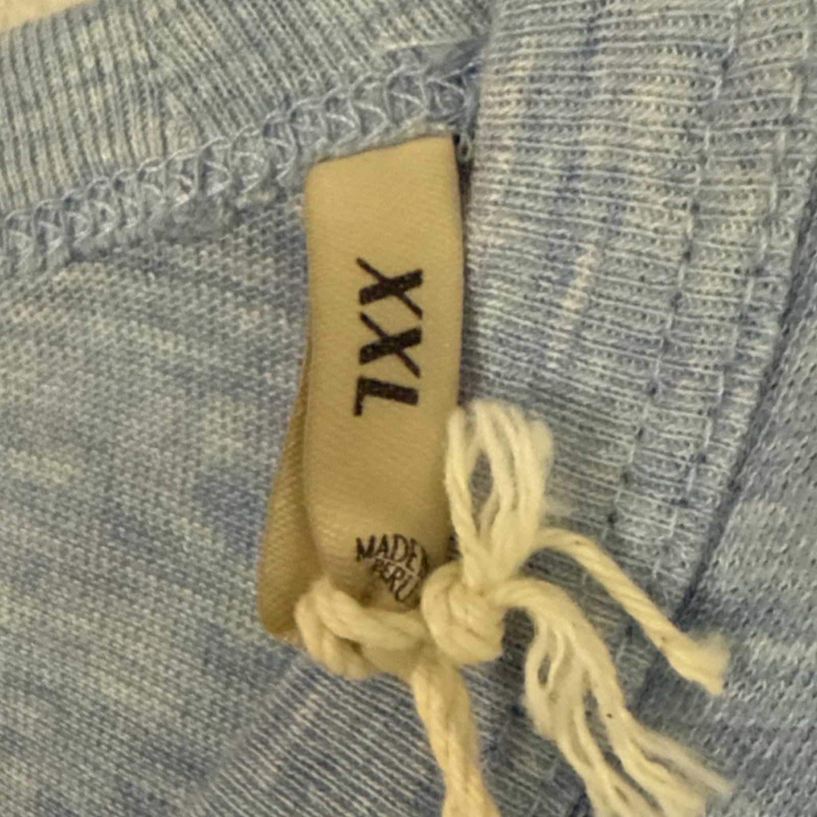 Faherty Faherty Vintage Chambray Tee Mens XXL Blue Heather Cotton Size US XXL / EU 58 / 5 - 3 Thumbnail