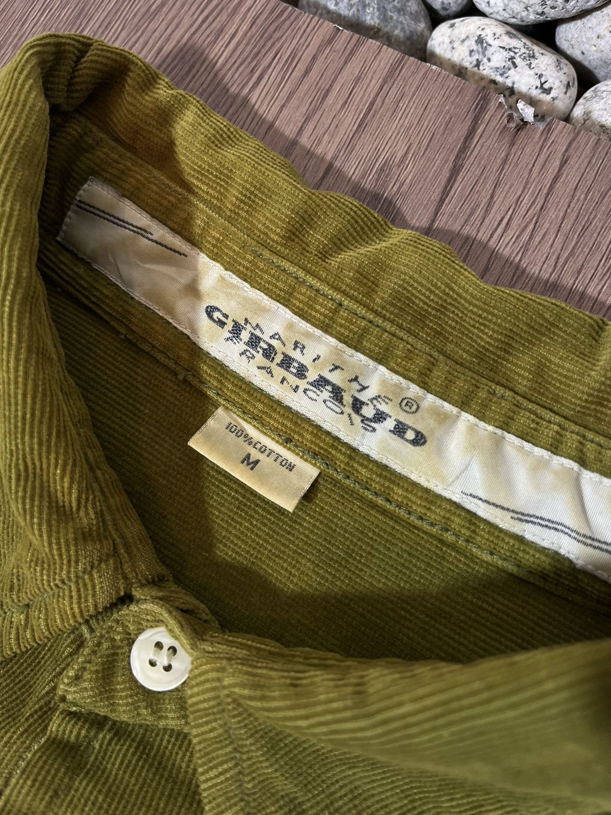 Marithe + Francois Girbaud Marithe Francois Girbaud Vintage Olive Corduroy Shirt Size US M / EU 48-50 / 2 - 6 Thumbnail