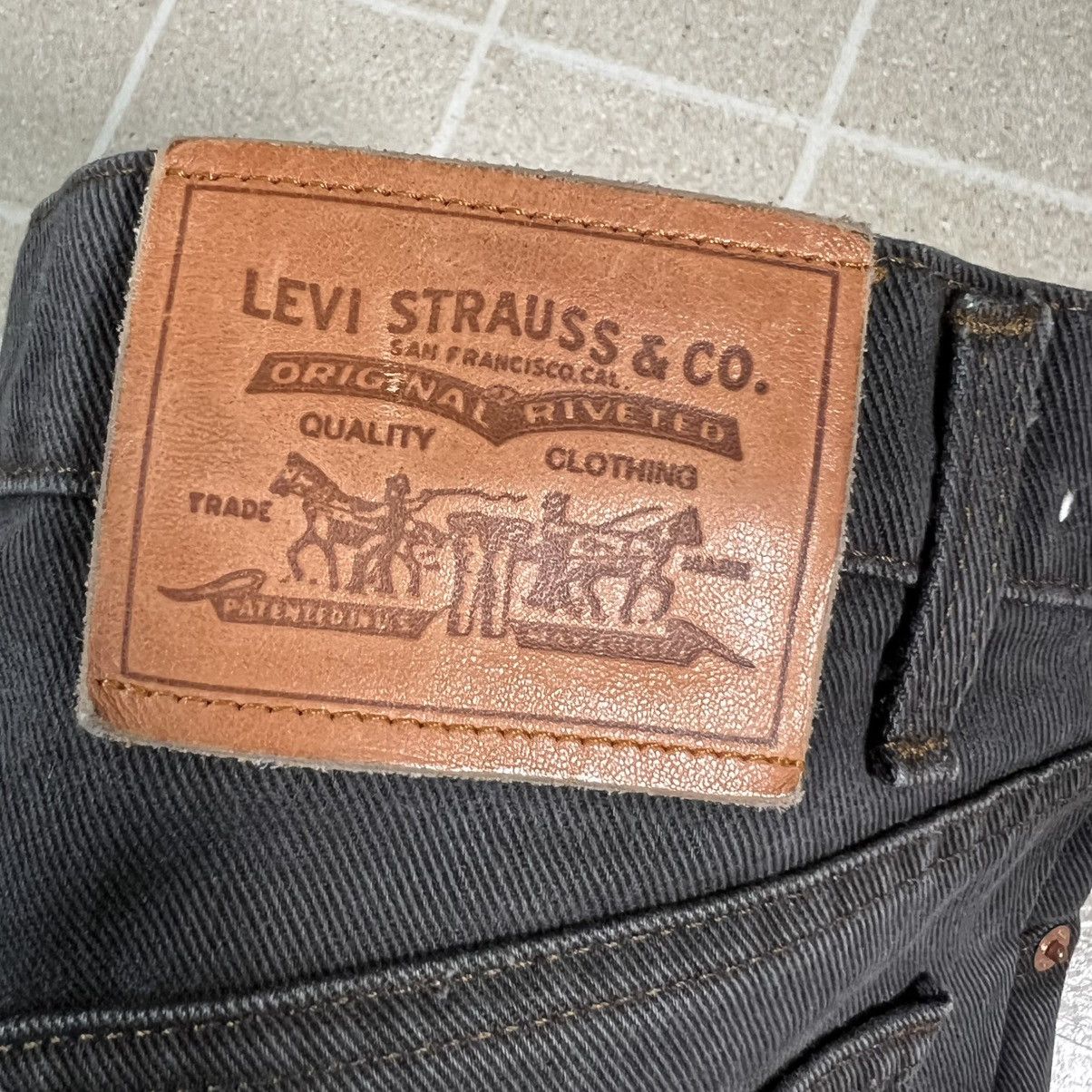 Levi's Vtg 80s Levi’s 505 Jeans Black Denim USA Made Black Tab Size US 29 - 4 Thumbnail