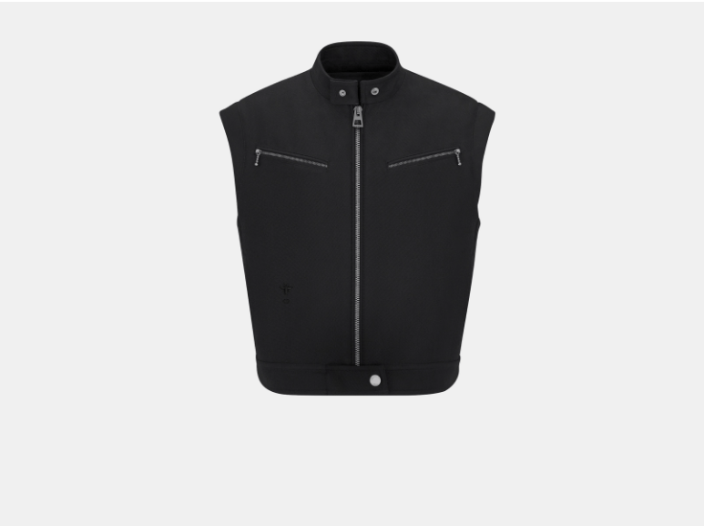 Dior o1w1db11225 421C57 Vest in Black Size S / US 4 / IT 40 - 1 Thumbnail