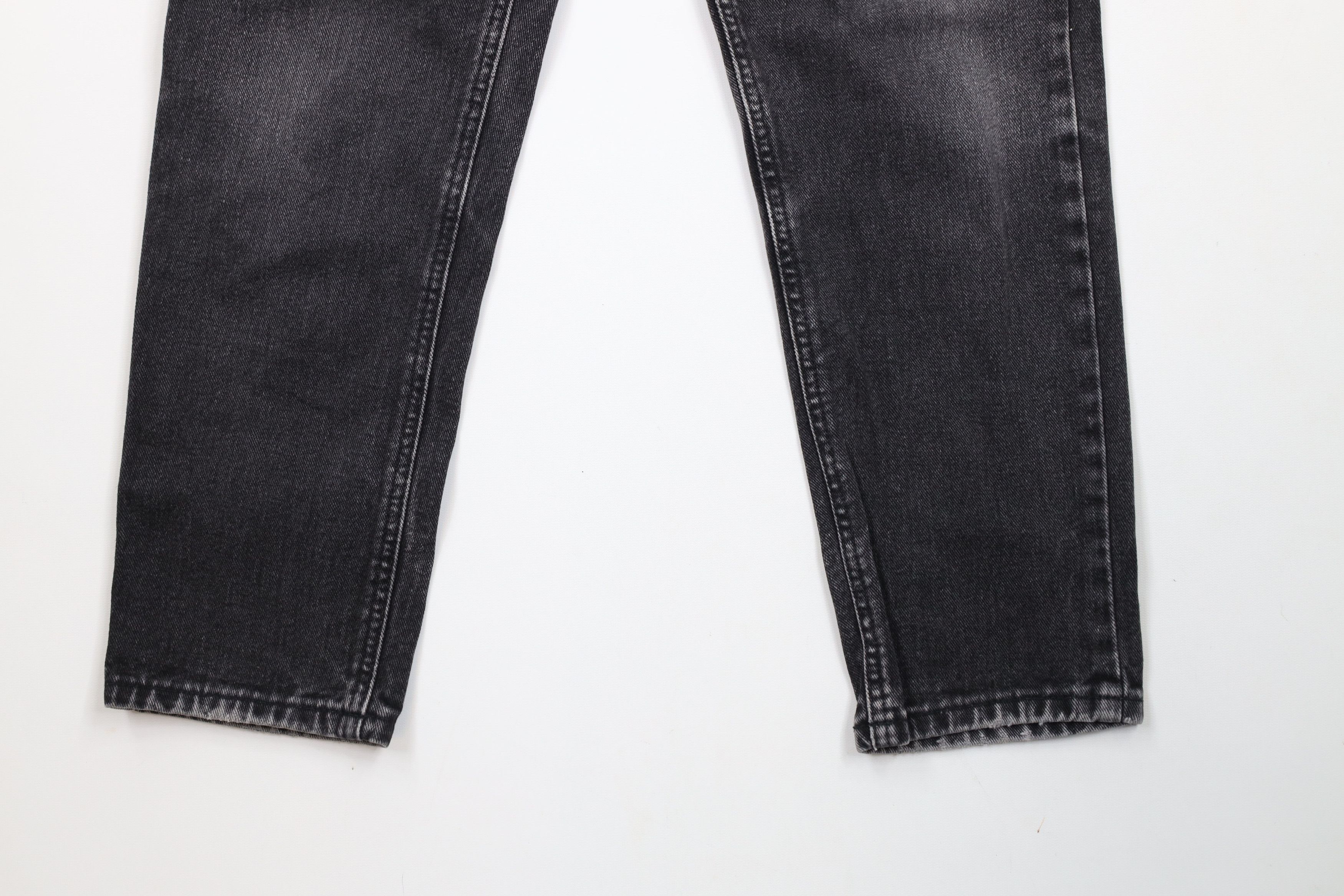 Calvin Klein × Vintage Vintage 90s Calvin Klein Skinny Leg Denim Jeans Black AS IS Size 30" / US 8 / IT 44 - 4 Thumbnail