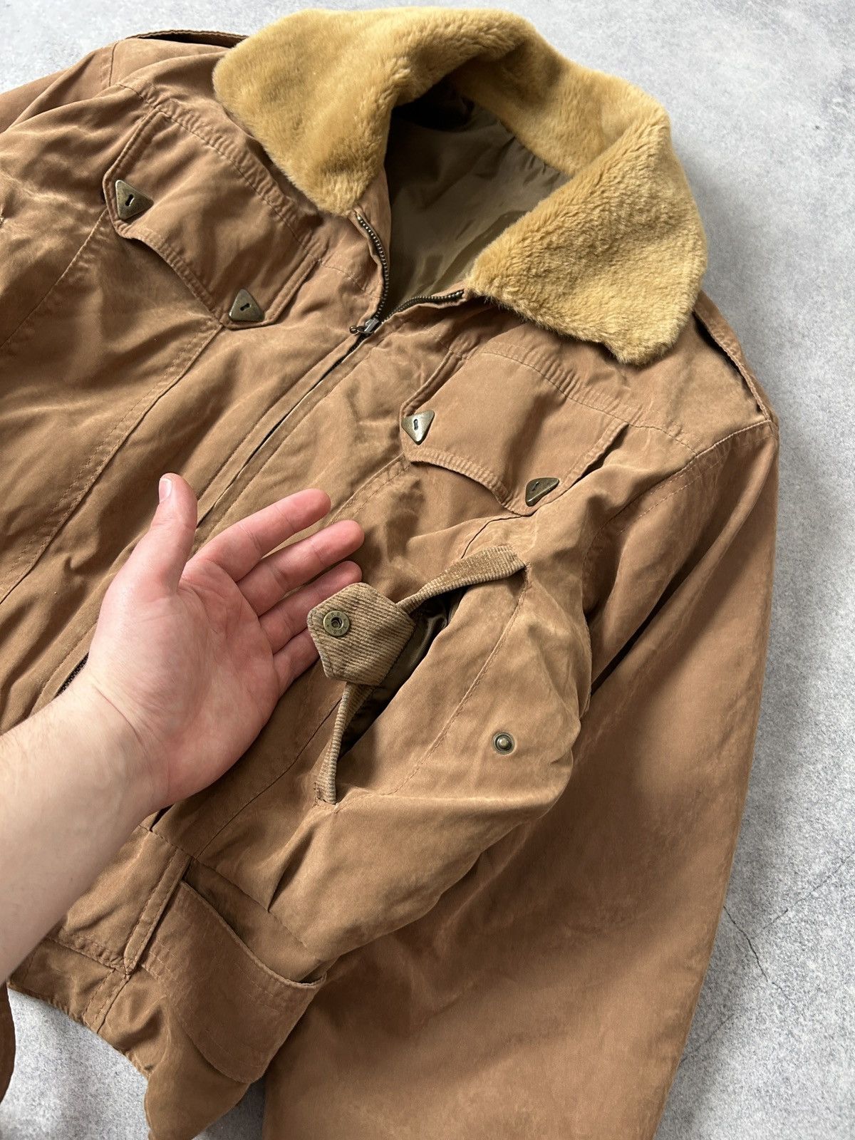 Japanese Brand Vintage Bomber fly aviator jacket mens japan style Size US M / EU 48-50 / 2 - 5 Thumbnail