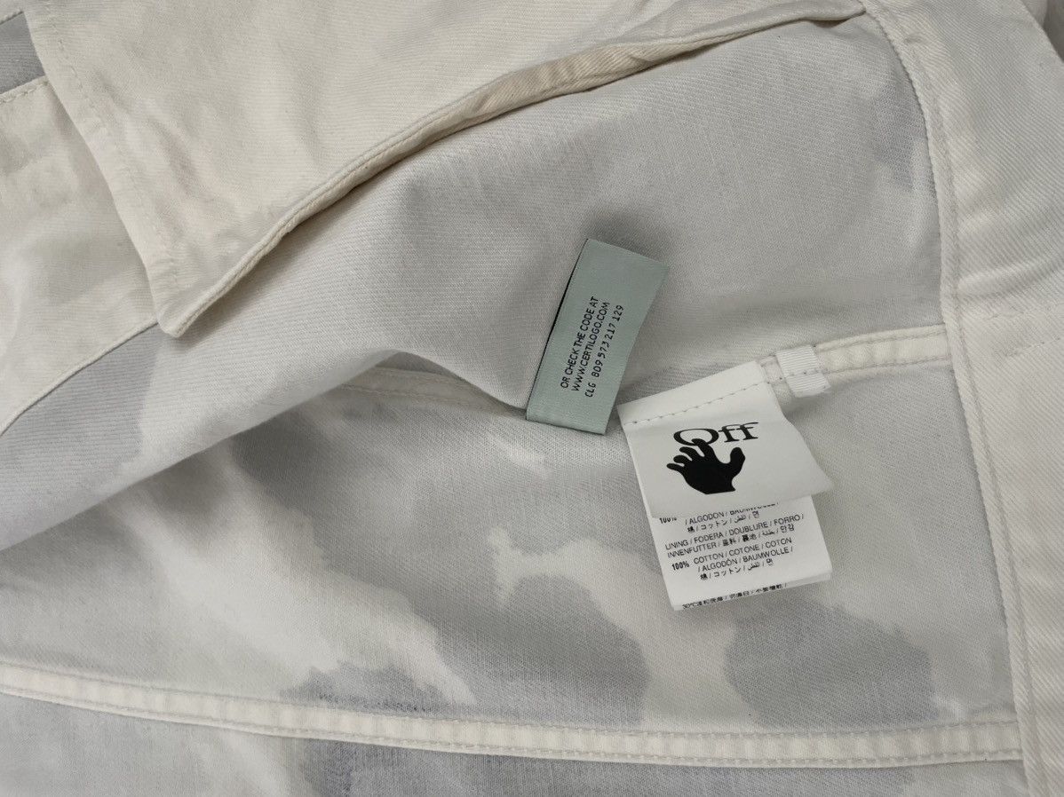 Off-White × Virgil Abloh Off-White Cow Print Denim Jacket (Virgil Abloh, FW20) Size US XS / EU 42 / 0 - 7 Thumbnail