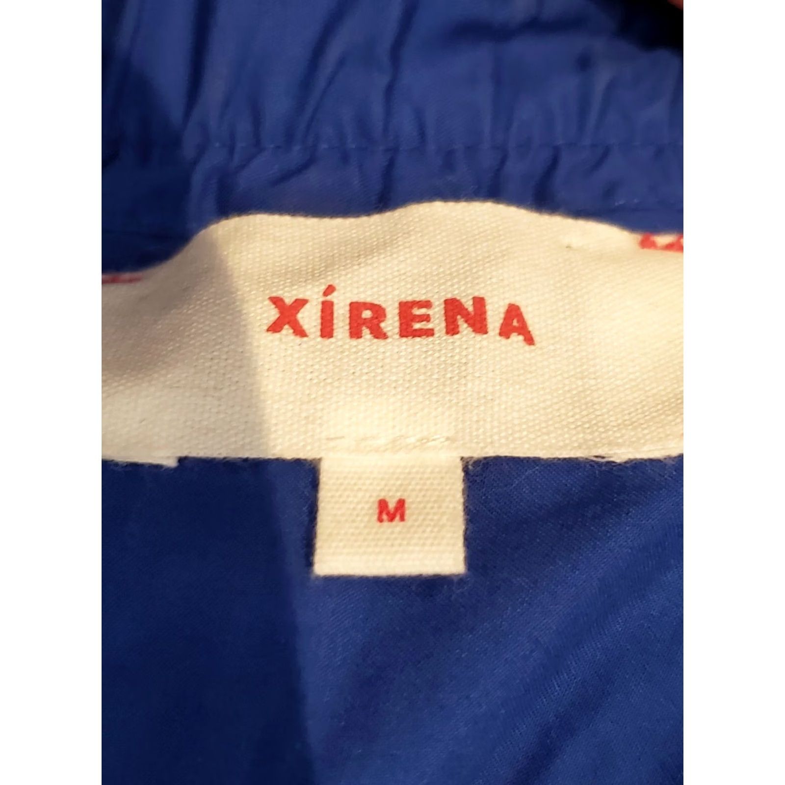 Xirena XIRENA Maisie Maxi Dress One Shoulder Cotton Poplin Blue Pockets Women's M Size M / US 6-8 / IT 42-44 - 7 Thumbnail
