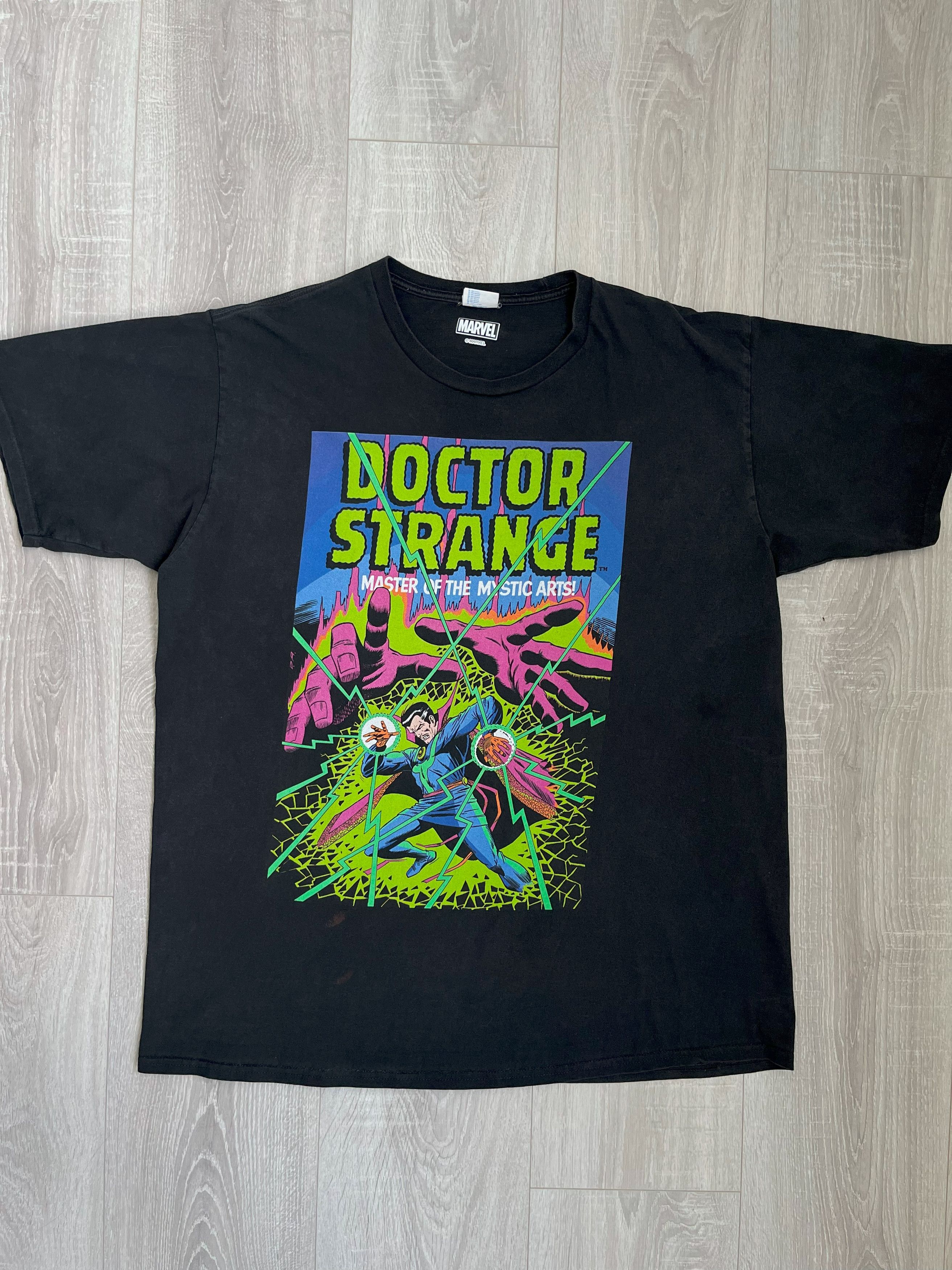 Movie Marvel Doctor Strange T Shirt Master Of The Mystic Arts Logo ...