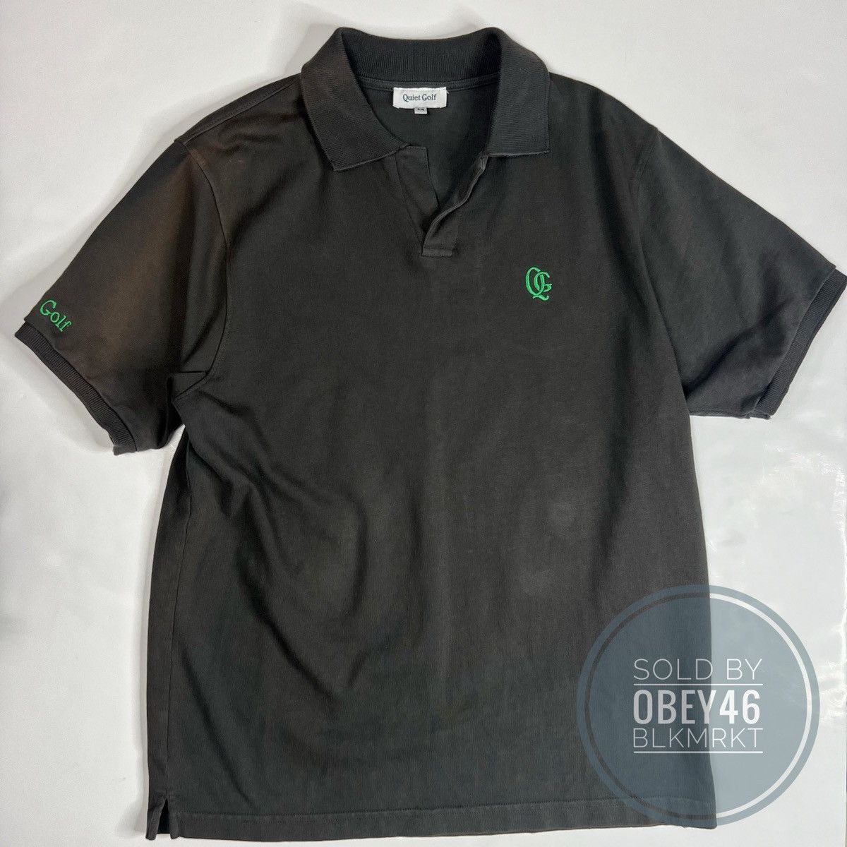 Other QUIET GOLF CHARCOAL POLO SHIRT Size US M / EU 48-50 / 2 - 1 Thumbnail