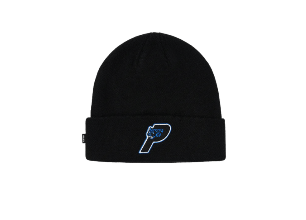 Palace Palace Panther Beanie Black Size ONE SIZE - 1 Thumbnail