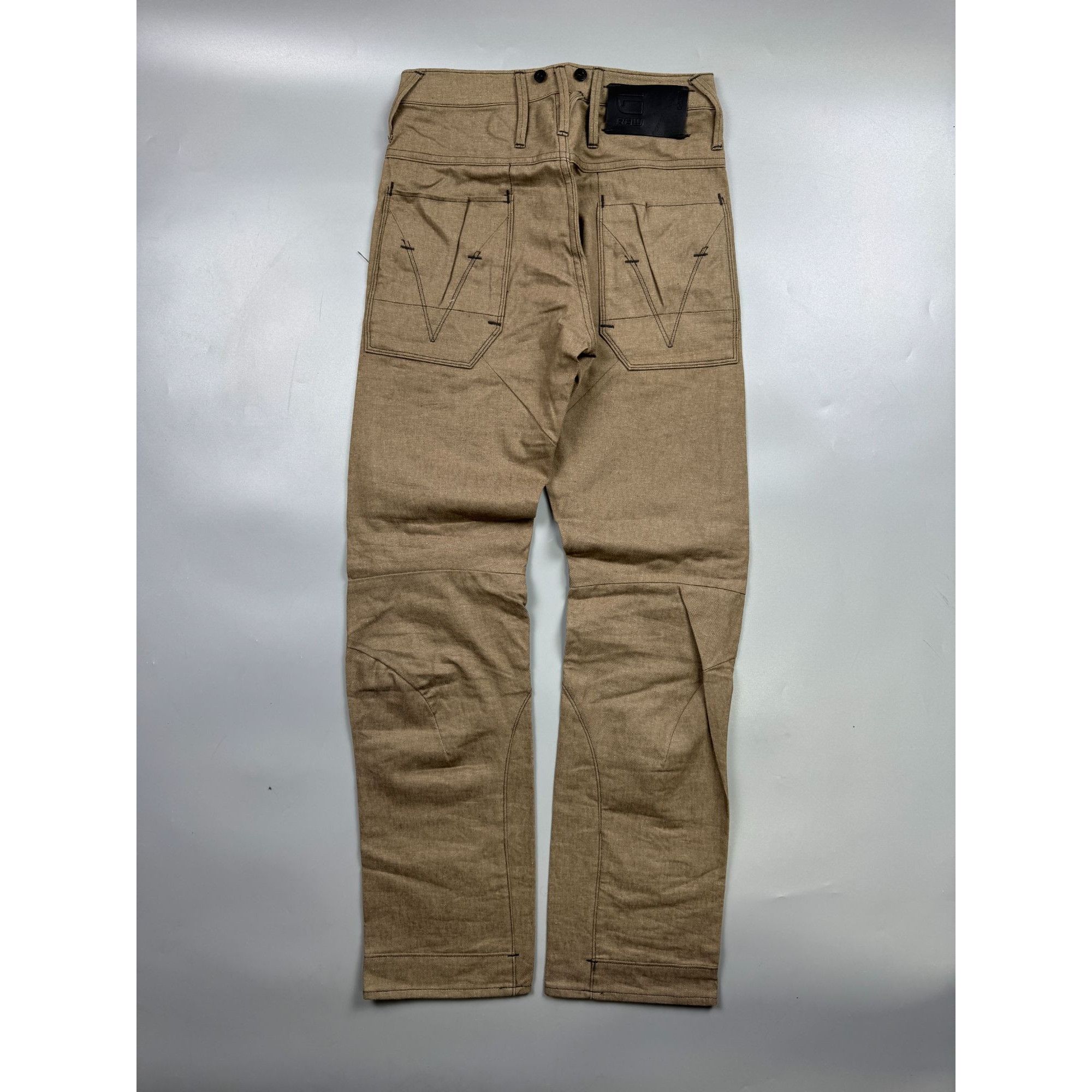 G-Star NWOT G-Star RAW Khaki Military Fit Denim Jeans Pants (Y1193) Size US 27 - 9 Thumbnail