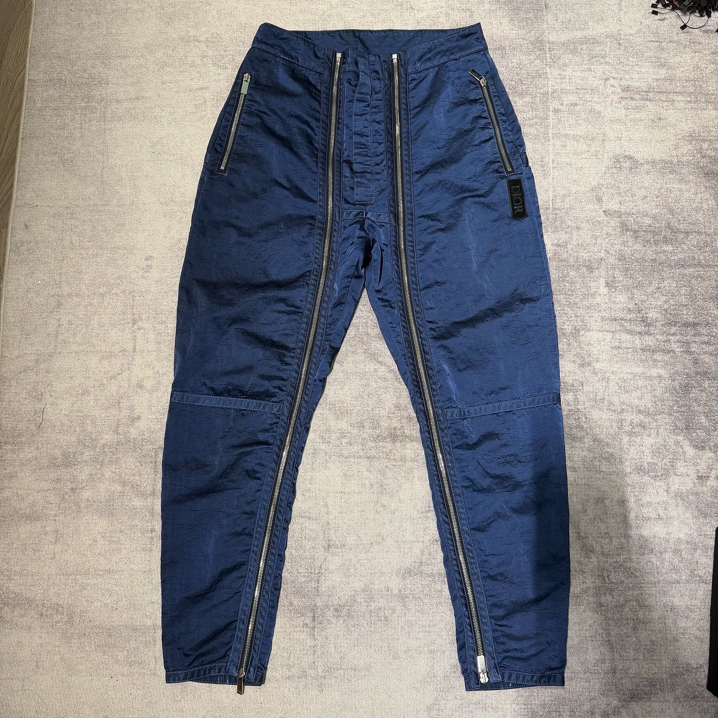 Dior Dior Nylon Zip-Detail Casual Pants Size 34 Size US 34 / EU 50 - 1 Thumbnail
