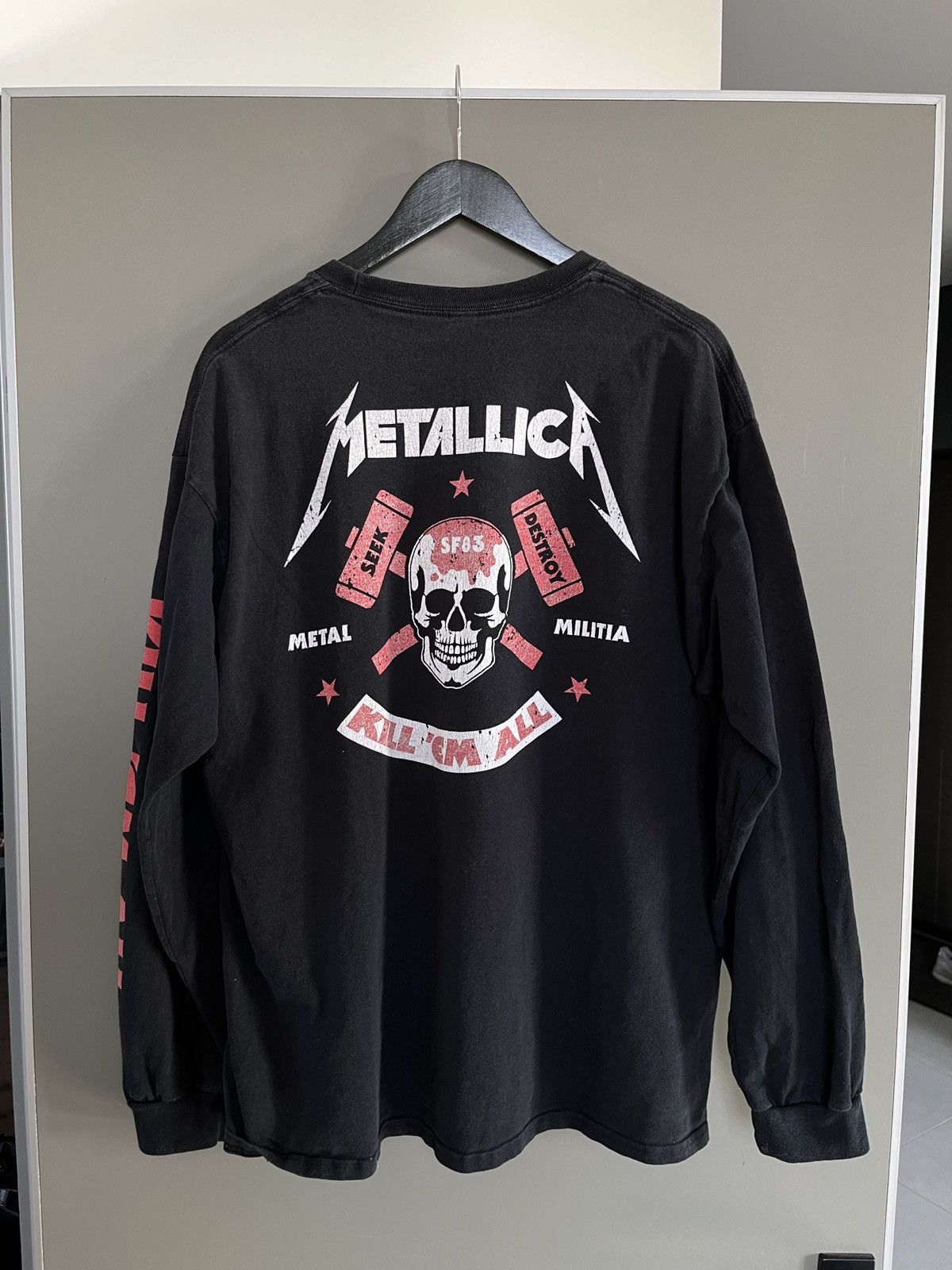 Metallica Metallica Kill Em All Vintage Long Seeve Size US XL / EU 56 / 4 - 5 Thumbnail