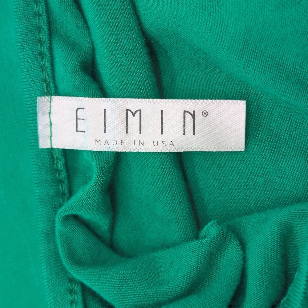 Other Eimin 2XL Pleated Green Sleeveless Women's Top Size XXL / US 16-18 / IT 52-54 - 4 Thumbnail