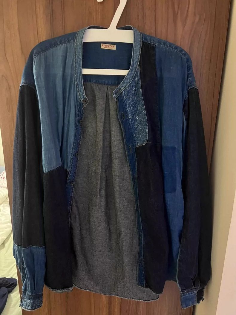 Kapital Kapital Patchwork Denim Shirt Made in Japan Size US S / EU 44-46 / 1 - 1 Thumbnail