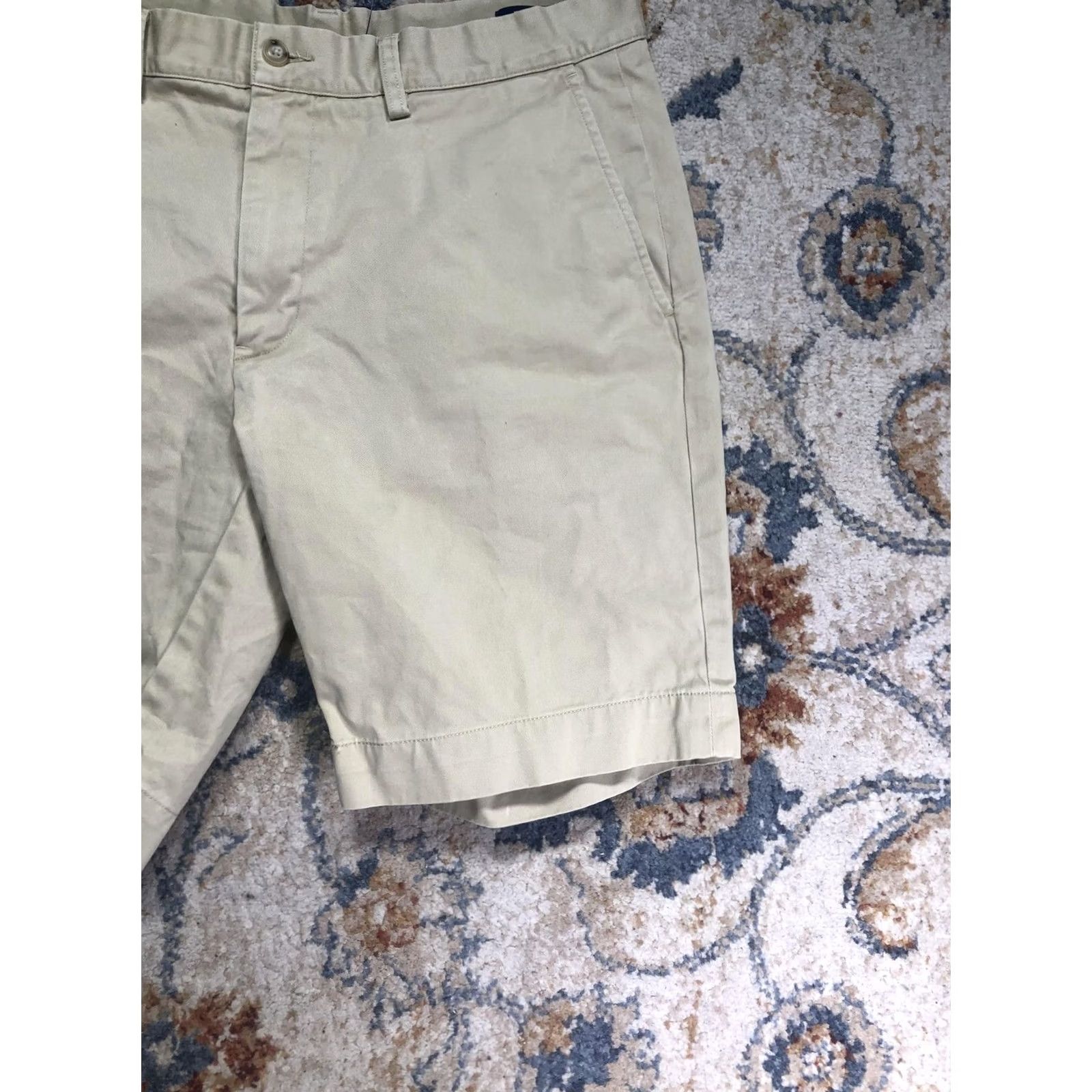 Polo Ralph Lauren Polo Ralph Lauren Shorts Mens 33 Beige Classic Fit Chino 9 Inseam Casual Summer Size US XS / EU 42 / 0 - 5 Thumbnail
