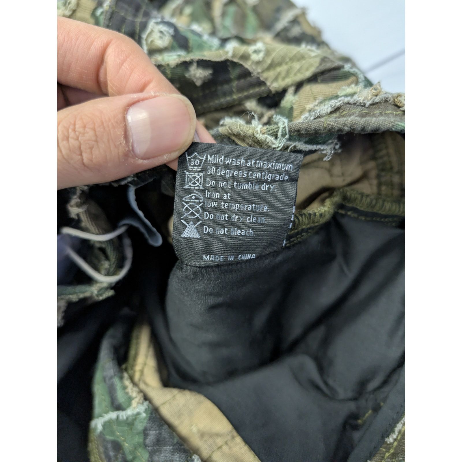 Who Decides War o1rshd1 Micro Distressed Cargo Pants in Olive Size US 30 / EU 46 - 18 Thumbnail