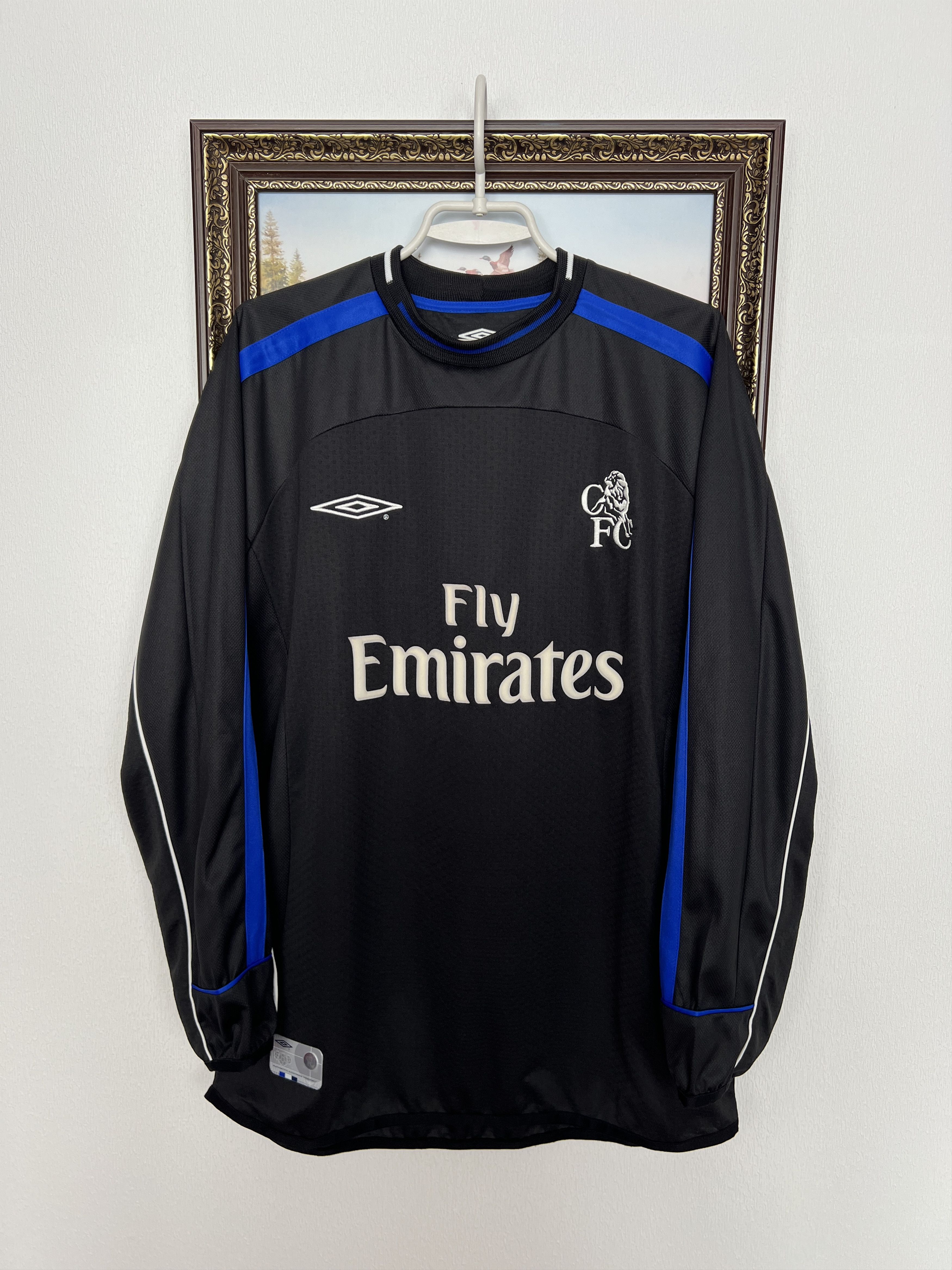 Umbro Chelsea Away football shirt Soccer Long Sleeve Jersey Trikot Size US M / EU 48-50 / 2 - 1 Thumbnail