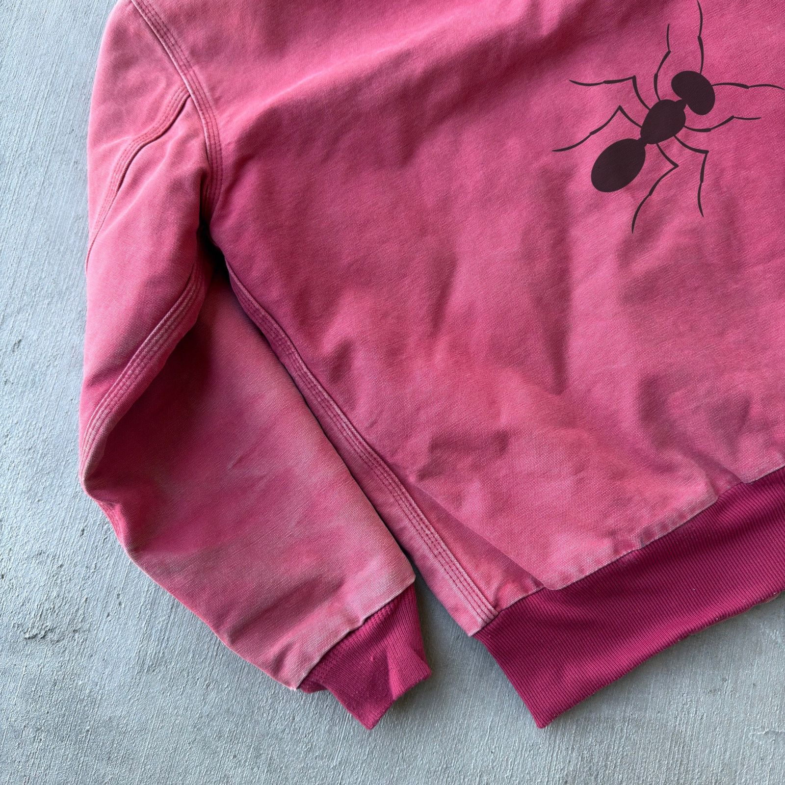 Carhartt × Vintage Vintage Y2K Carhartt WOMENS WJ130 pink hooded work jacket Size US S / EU 44-46 / 1 - 8 Thumbnail