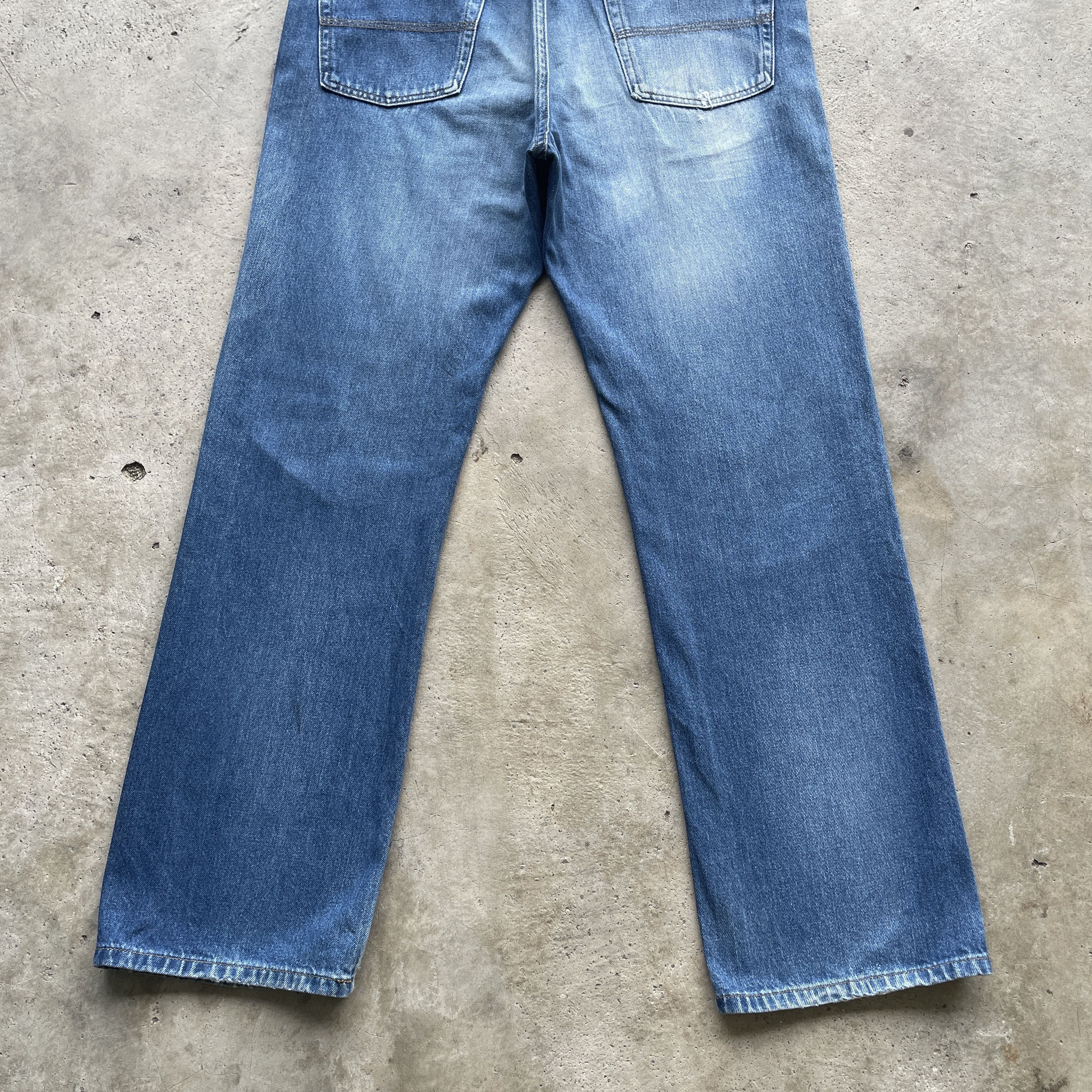 L.L. Bean W34x30 VINTAGE L.L. BEAN DISTRESSED FADED JEANS PANTS DENIM Size US 34 / EU 50 - 11 Thumbnail