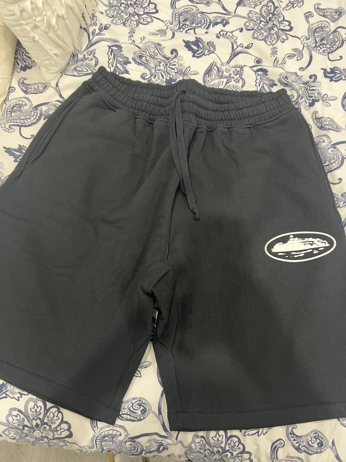 Corteiz Corteiz HMP Raw Hem shorts heather grey medium | Grailed