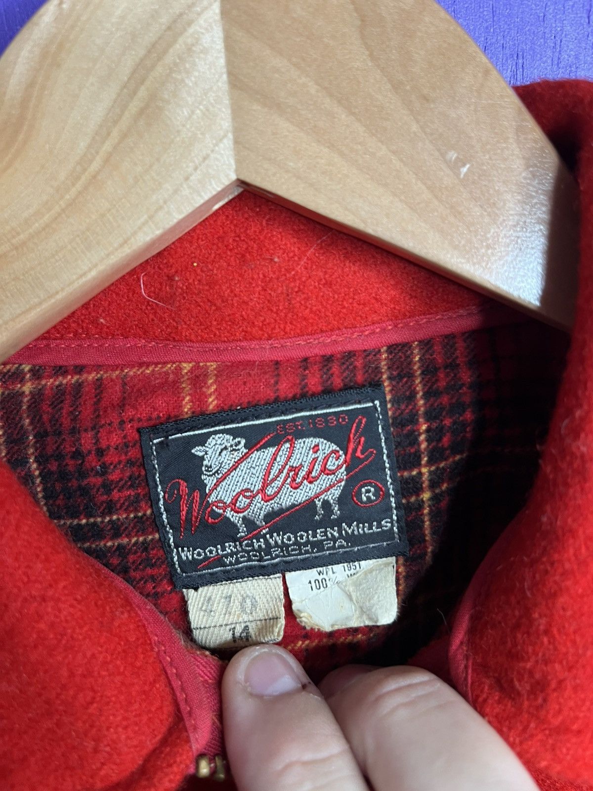 Vintage × Woolrich Woolen Mills Vintage 70s Woolrich essential flannel lined jacket Size US M / EU 48-50 / 2 - 4 Thumbnail