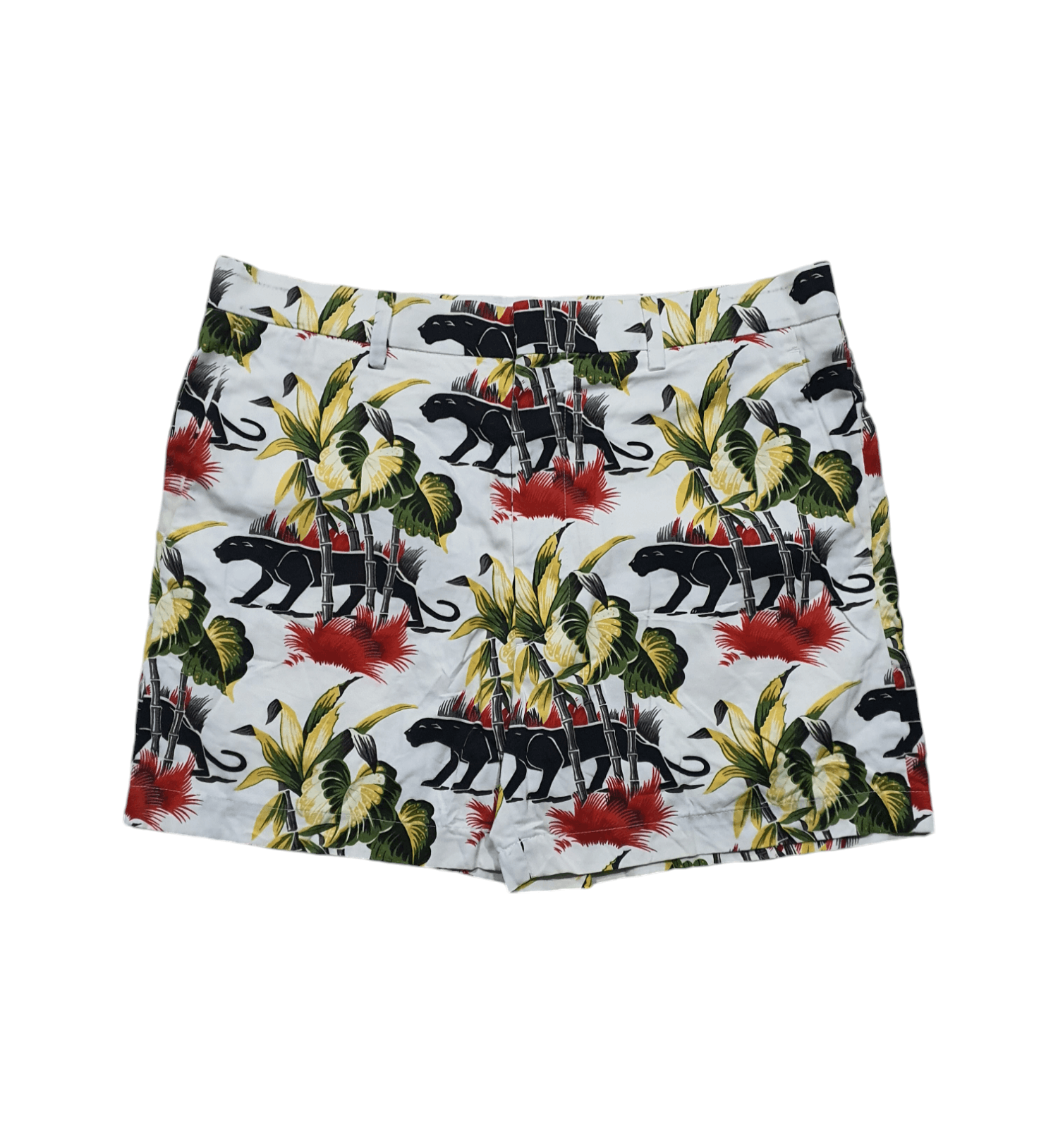 Wacko Maria SS13 WACKO MARIA Guilty Parties Black Panther Print Shorts Size US 34 / EU 50 - 2 Thumbnail