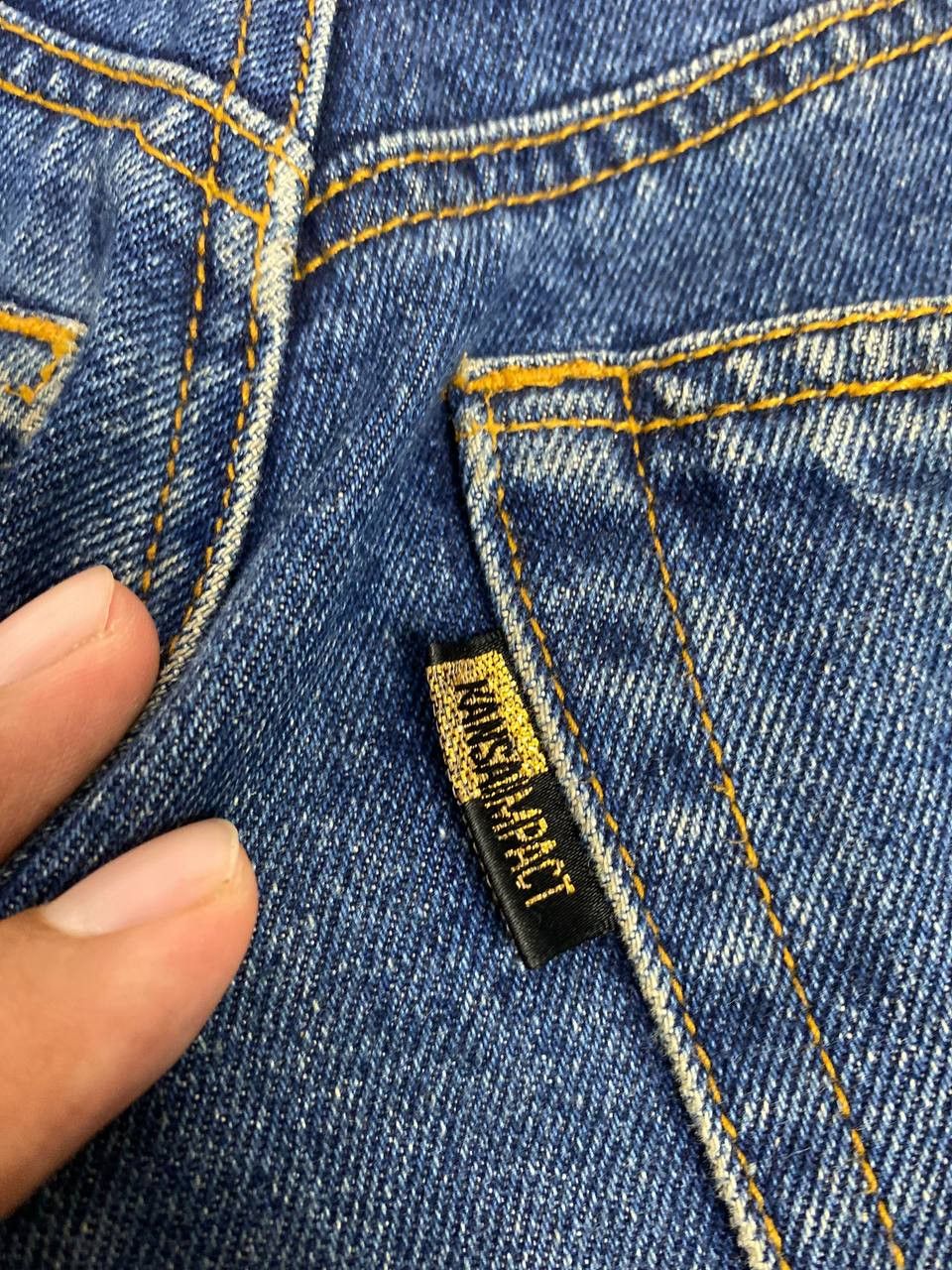 Kansai Yamamoto kansai impact japanese brands distressed denim Size US 31 - 6 Thumbnail