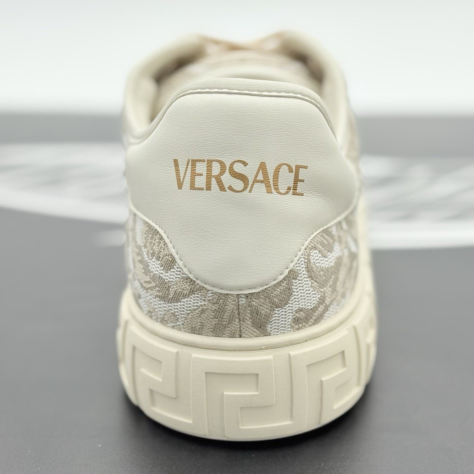 Versace Versace Barocco Greca Sneaker ' Beige Print ' | WORN ONCE! Size US 11 / EU 44 - 3 Thumbnail