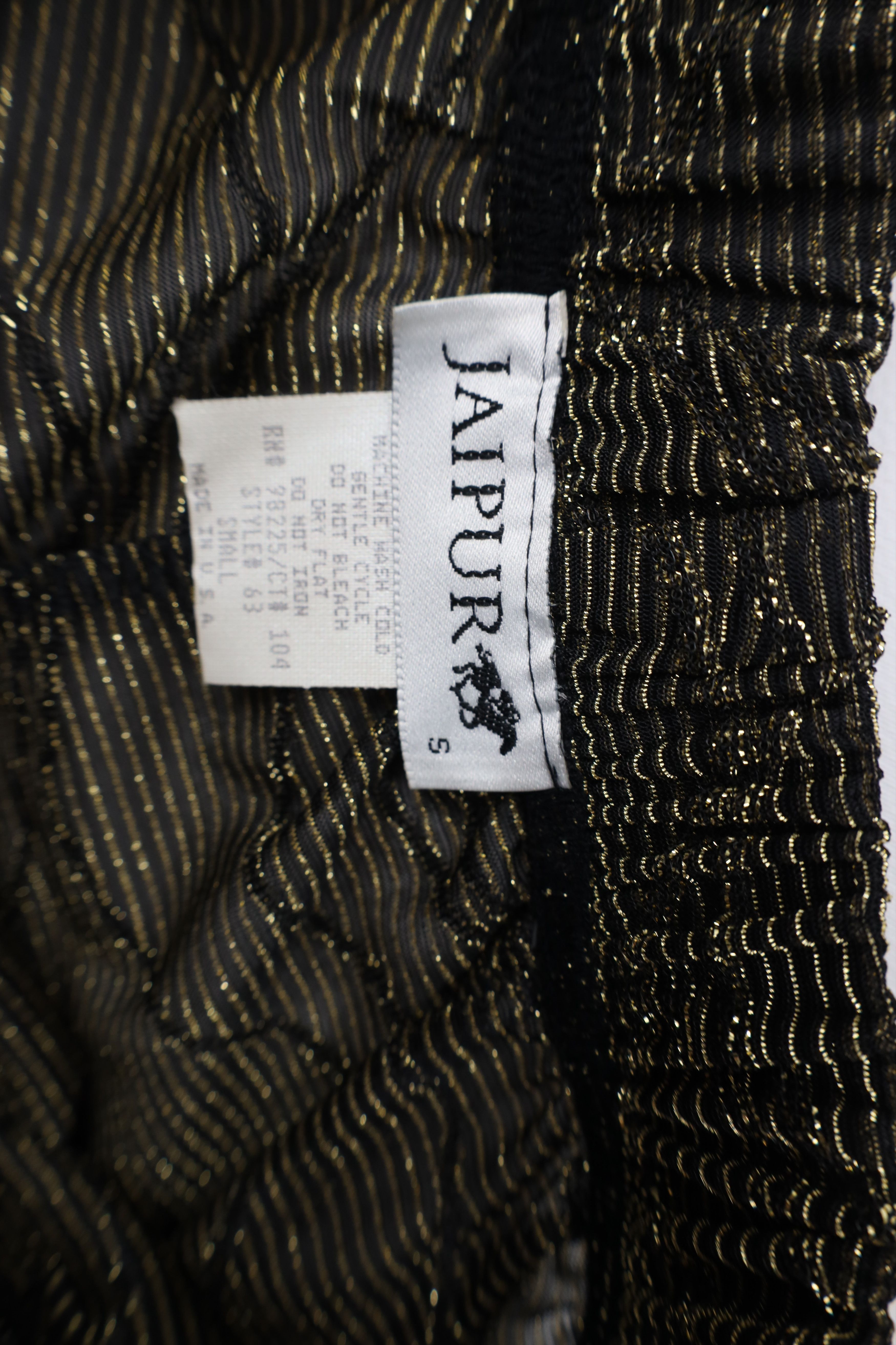 Vintage Deadstock Vintage 90s Sheer Metallic Harem Pants USA Gold Size 24" / US 00 / IT 34 - 6 Thumbnail