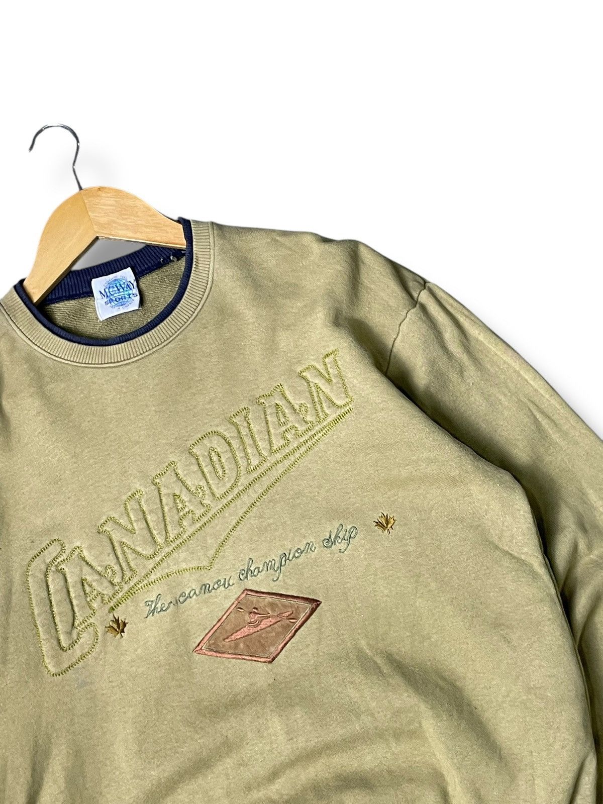Japanese Brand × Vintage Vintage McWay Sports Canadian Sweatshirt (80) Size US XXS / EU 40 - 2 Thumbnail
