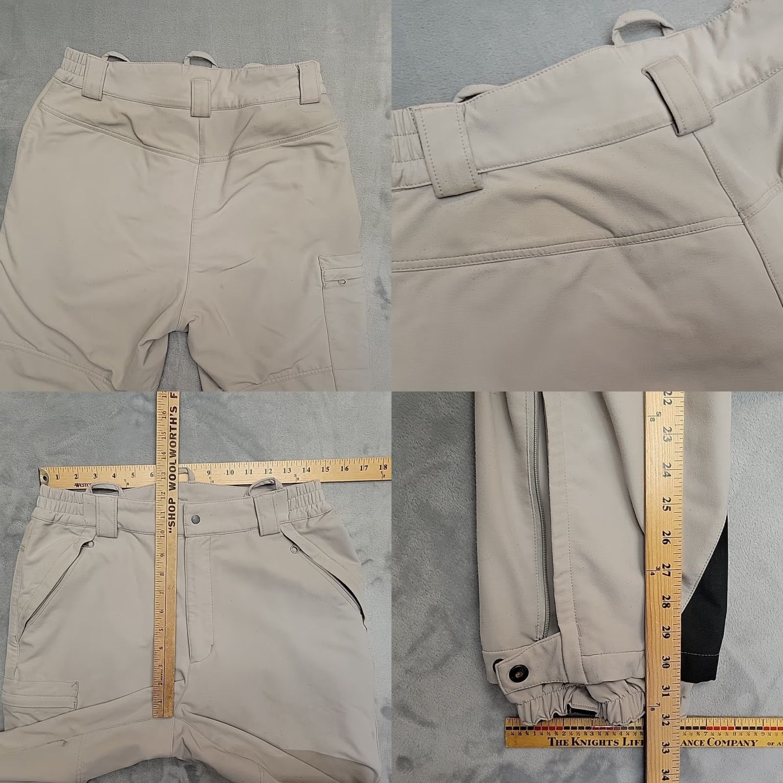 Patagonia Patagonia Pants Womens 10 Super Guide Softshell Technical Outdoor Utility Hike Beige Nylon Blend Pockets Zip Flat Front Machine Washable Womens Size 32" / US 10 / IT 46 - 9 Thumbnail
