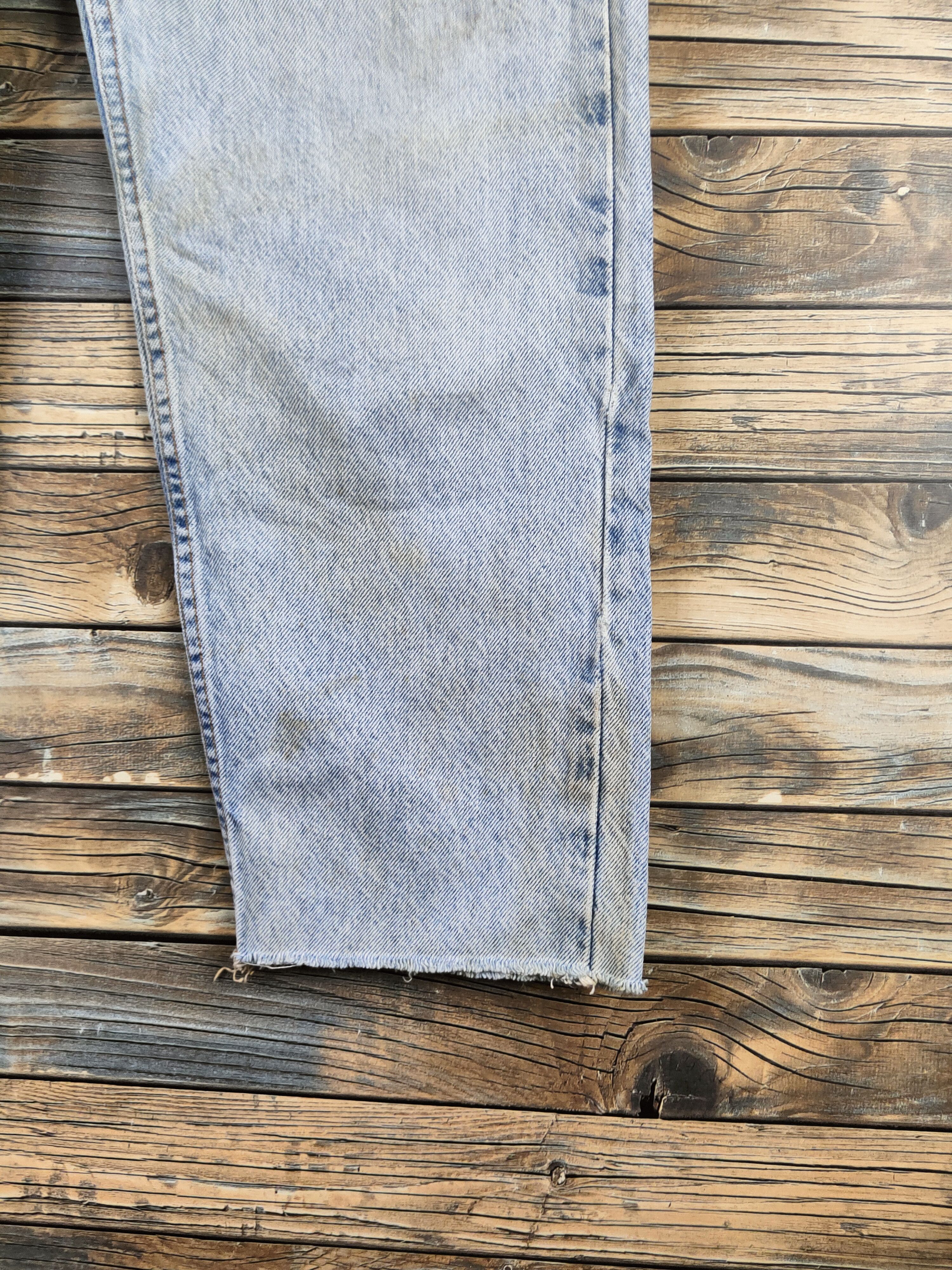 Levi's DL 561 Levi's Blue Distressed Ripped Jeans #46-810 Size US 28 / EU 44 - 6 Thumbnail