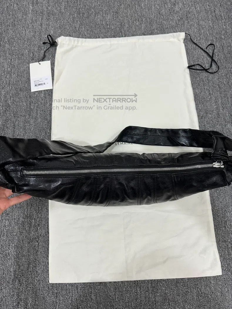 Lemaire LEMAIRE 2025SS black coated bag i Size ONE SIZE - 7 Thumbnail