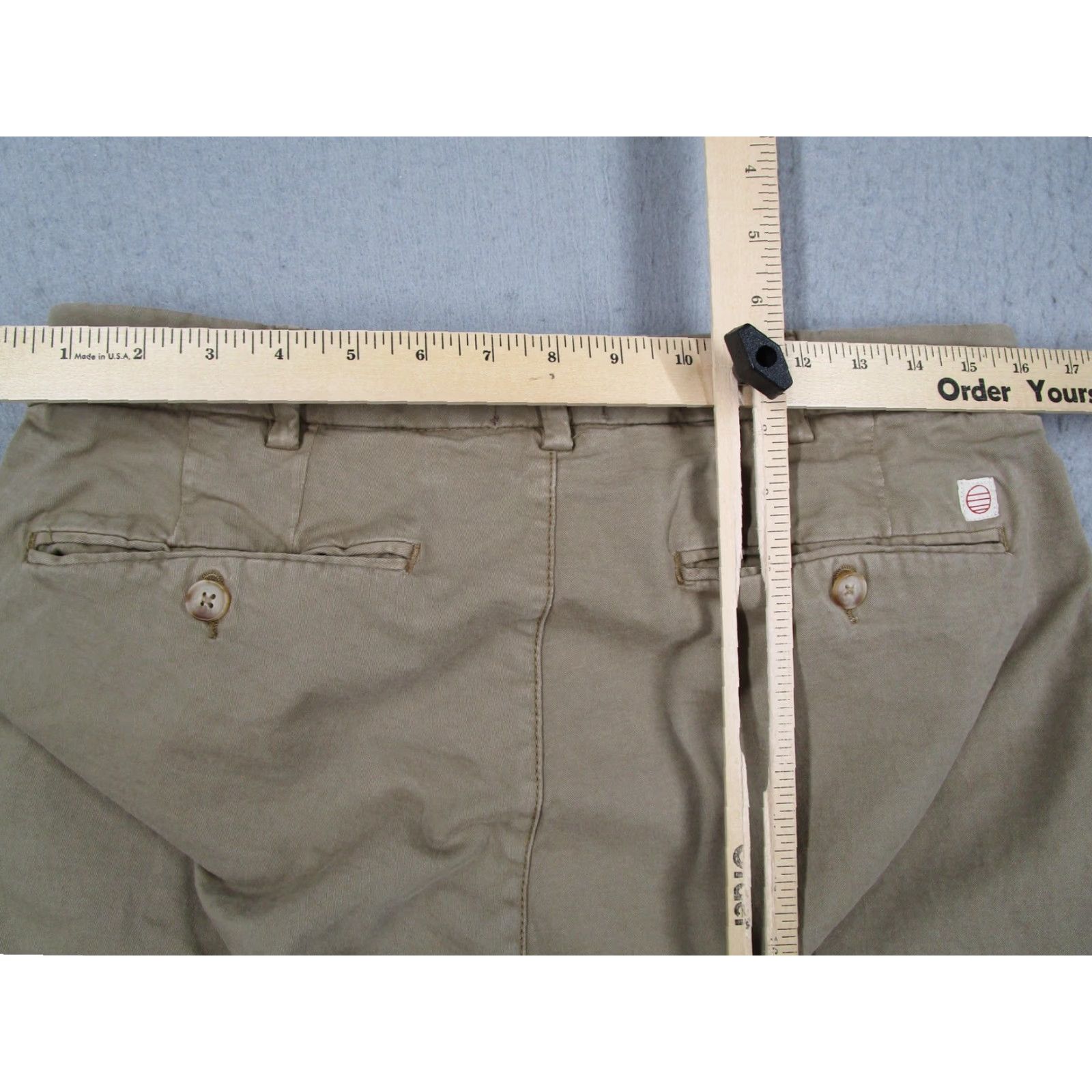 Marine Layer Marine Layer Pants Mens 32x34 Khaki Chino Stretch Twill Organic Style 15707 Size US 32 / EU 48 - 6 Thumbnail