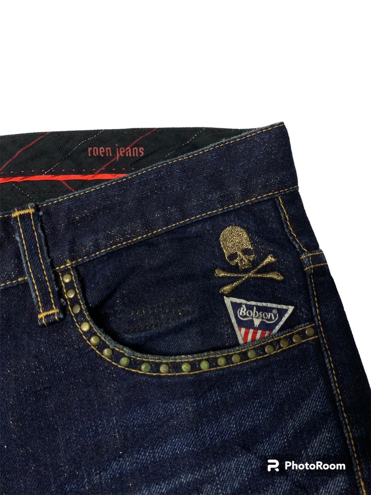 Japanese Brand × Roen Reon Mastermind x bobson Skull Jeans Size US 31 - 6 Thumbnail