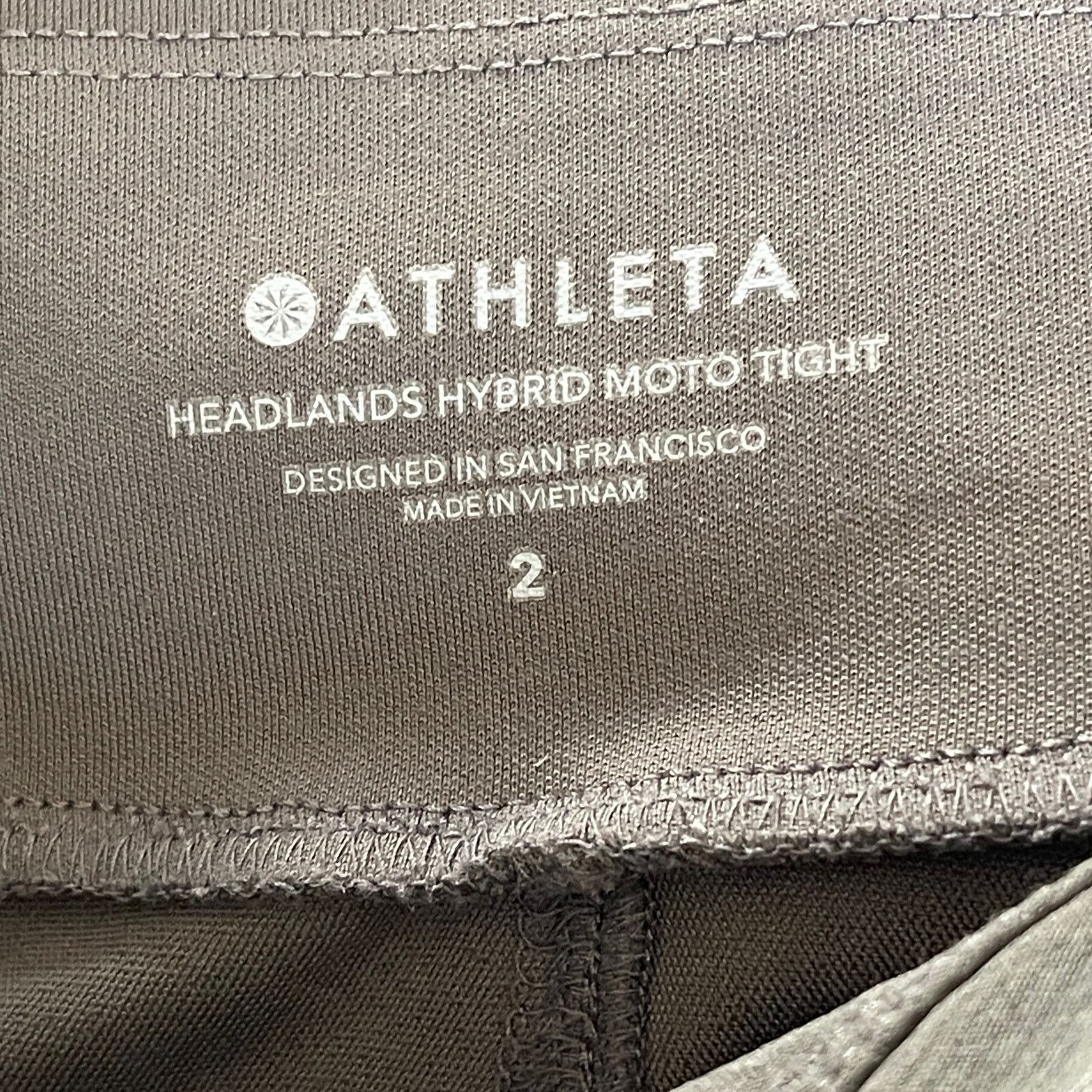 Athleta Athleta Headlands Hybrid Moto Tight in Shale Size 2 Size 26" / US 2 / IT 38 - 6 Thumbnail