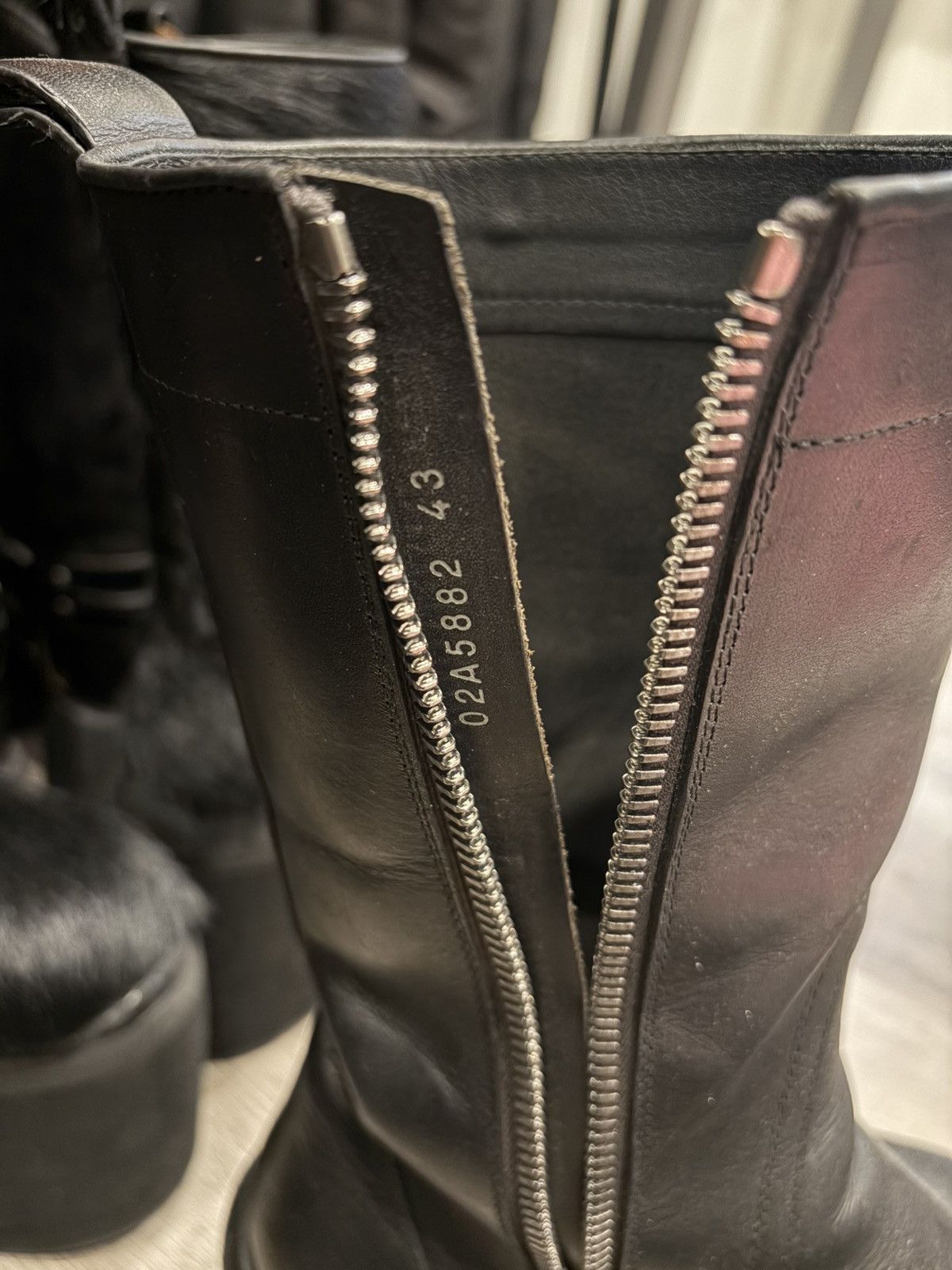 Rick Owens Rick Owens Bozo Tractor Creeper Zipper Boot Custom Sole Size US 10 / EU 43 - 8 Thumbnail