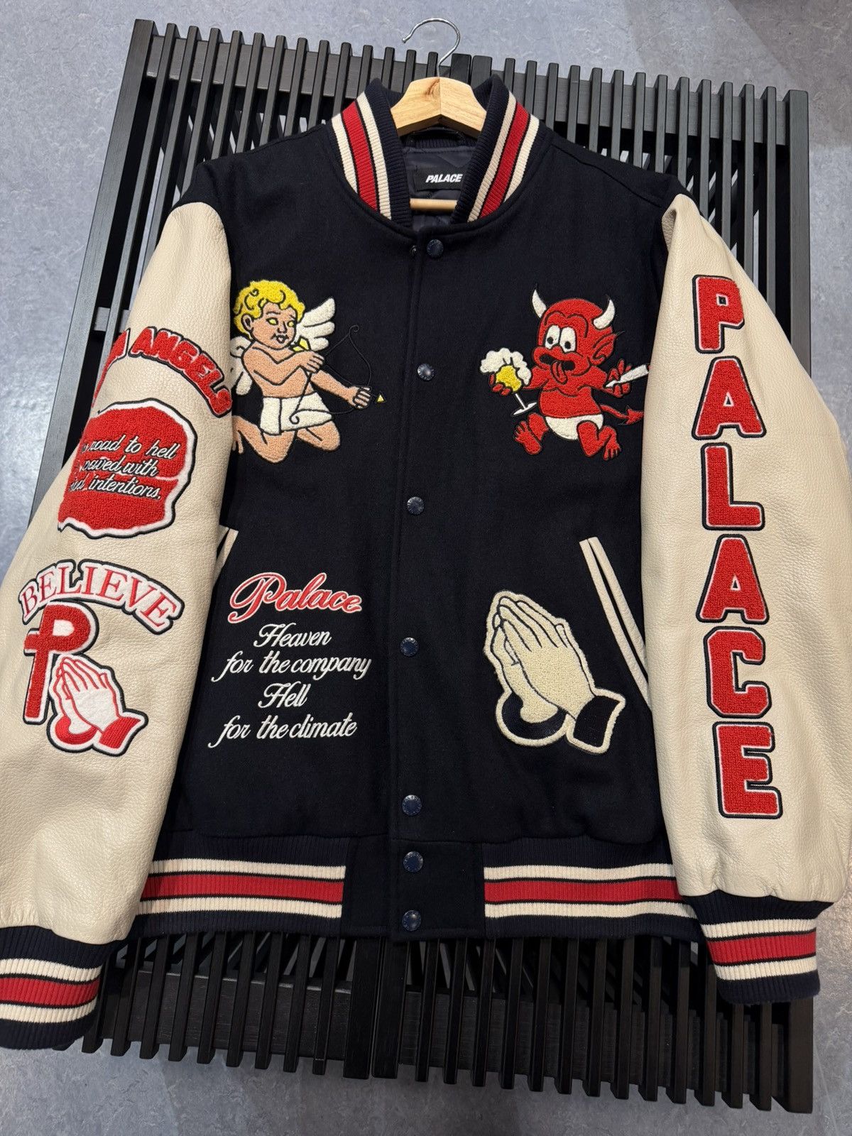 Palace Size M - Palace Fallen Angels Varsity Jacket Size US M / EU 48-50 / 2 - 1 Thumbnail