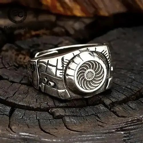 Vintage Cyberpunk Mecha Engine Opening Finger Rings Size ONE SIZE - 2 Thumbnail