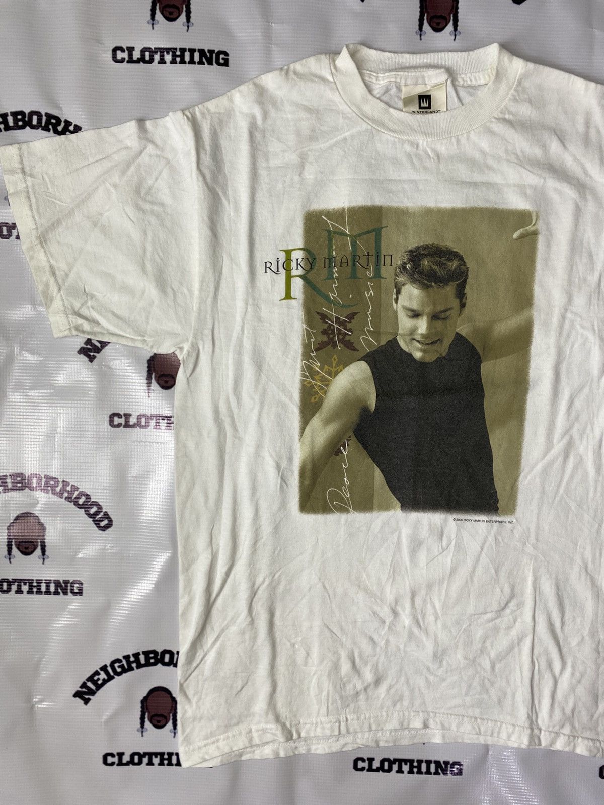 Vintage RICKY MARTIN VINTAGE TEE. Size US M / EU 48-50 / 2 - 3 Thumbnail