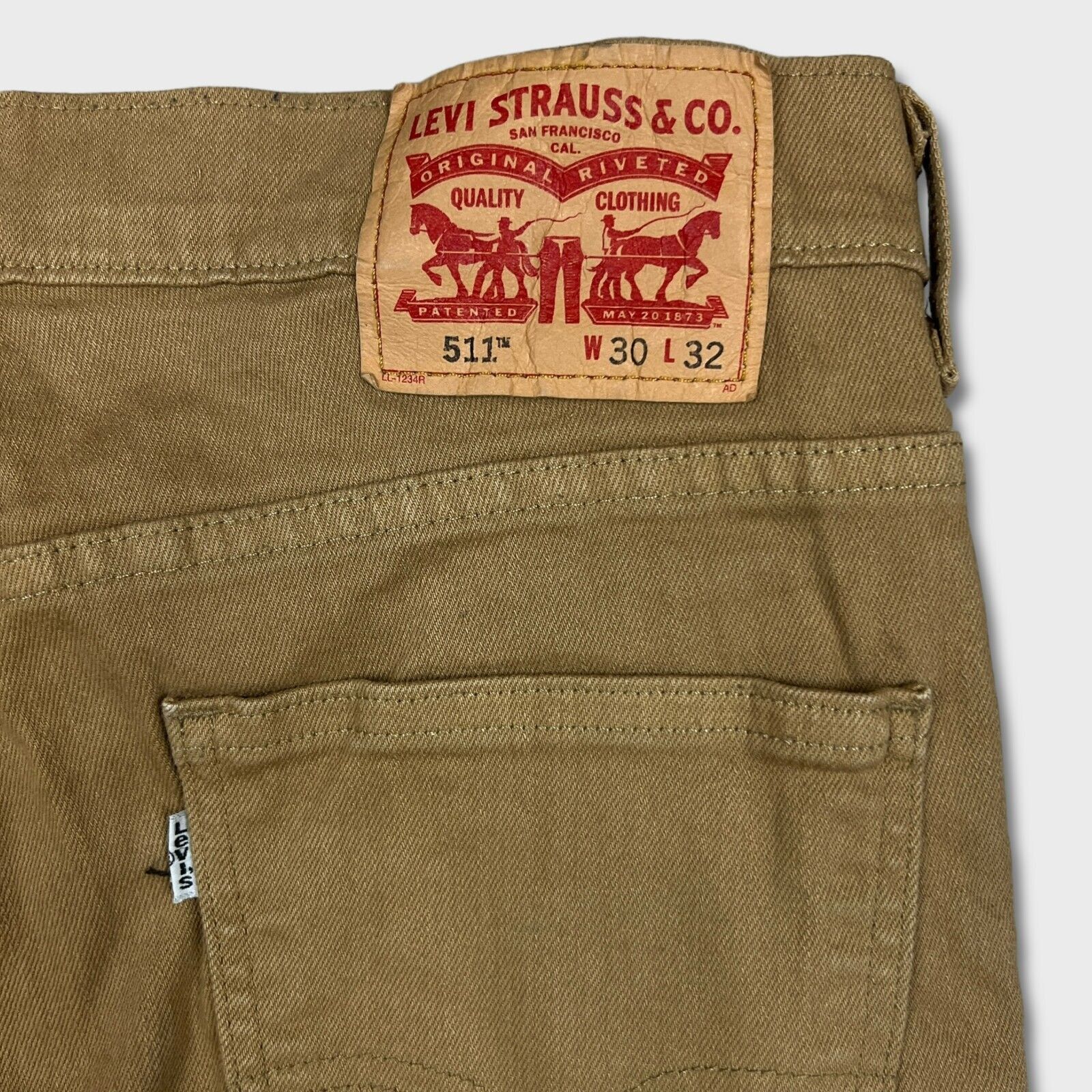 Levi's × Vintage Levi's 511 Jeans 32x32 Slim Fit American Casual Denim Pants Size US 32 / EU 48 - 5 Thumbnail