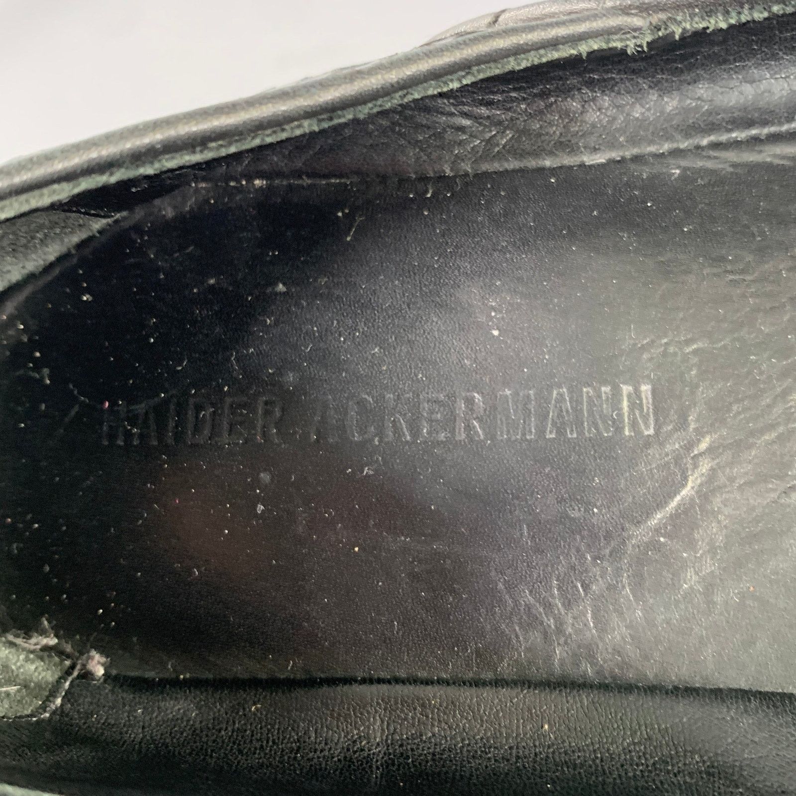 Haider Ackermann HAIDER ACKERMANN Size 8 Black Snake Leather Loafers Size US 8 / IT 38 - 7 Thumbnail