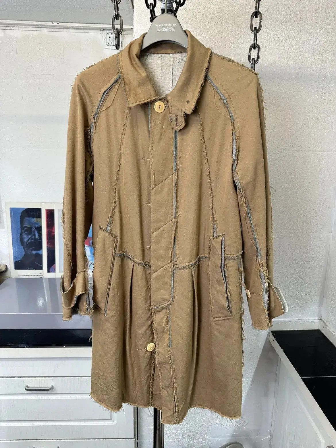 Takahiromiyashita The Soloist. Takahiromiyashita the soloist destroyed design coat-2505 Size US XS / EU 42 / 0 - 1 Thumbnail