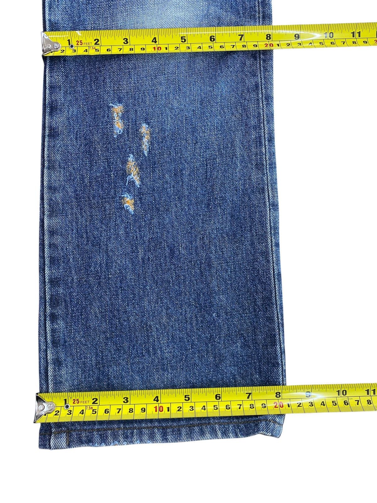 Takeo Kikuchi Takeo Kikuchi Whiskered Light Wash Whiskered Style Jeans Size US 30 / EU 46 - 9 Thumbnail