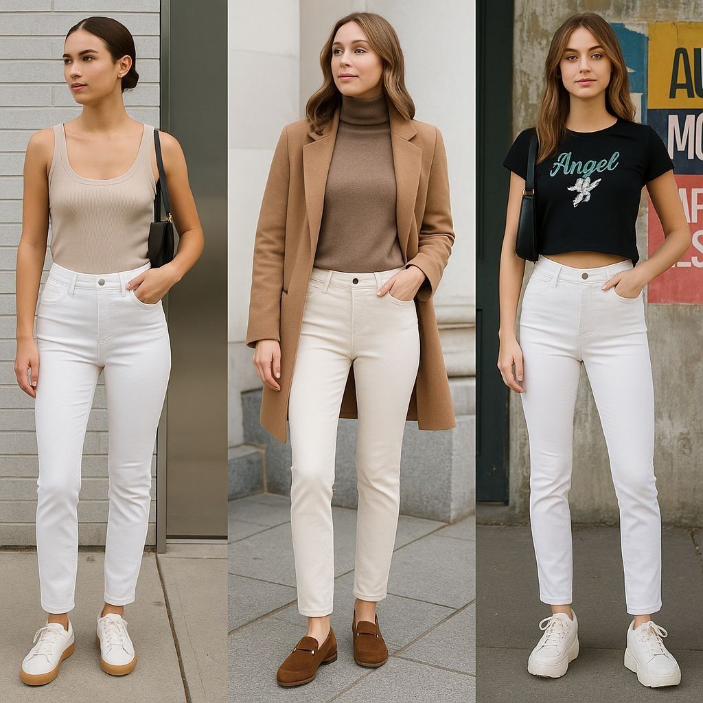 Other Nature Women White Jeans Skinny Highrise 25 Clean Girl Quiet Size 25" / US 0 / IT 36 - 1 Thumbnail