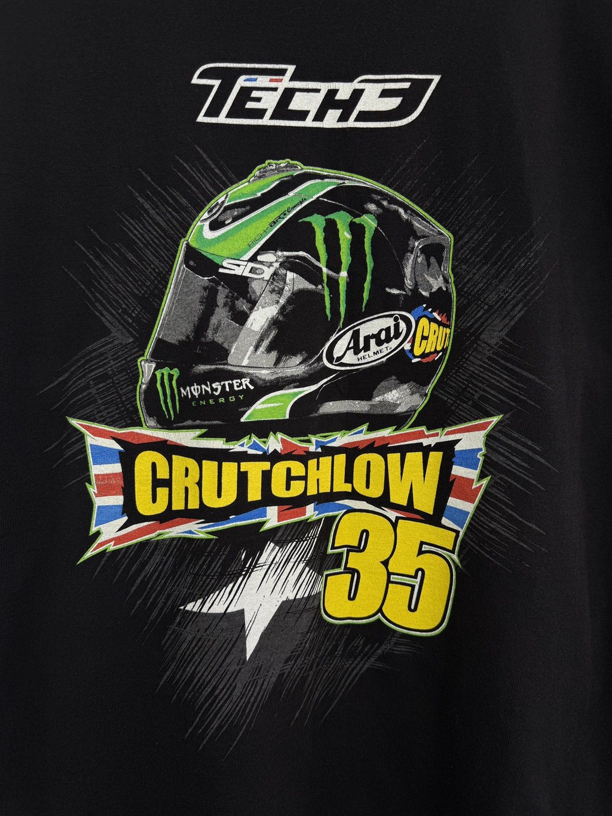 Yamaha 🇬🇧 Vintage Y2K Monster Energy Cal Crutchlow Racing T-Shirt Size US L / EU 52-54 / 3 - 8 Thumbnail