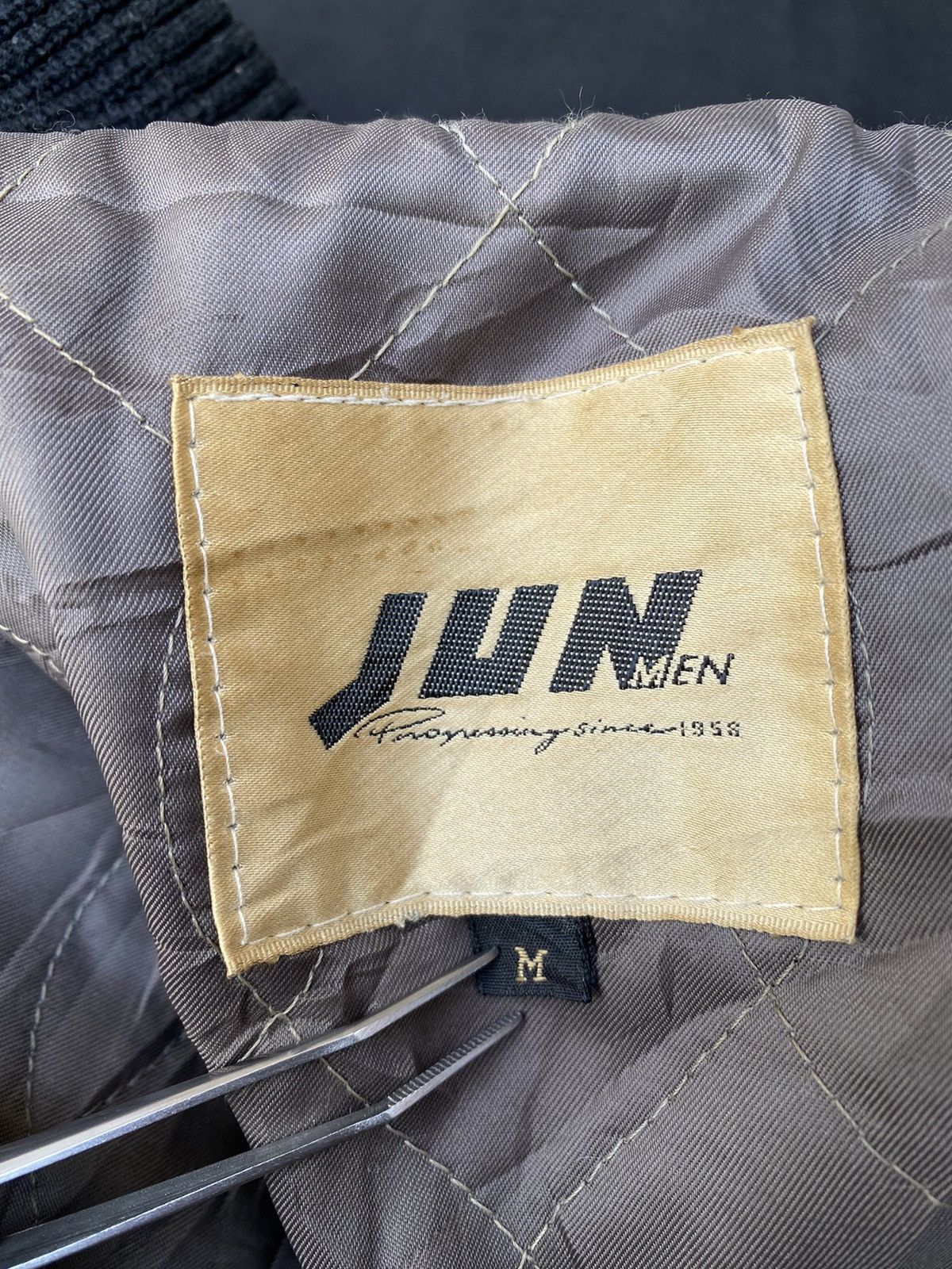 Japanese Brand × Jun Takahashi 90s Junmen by Jun Takahashi Leather Bomber Jacket Size US M / EU 48-50 / 2 - 10 Thumbnail
