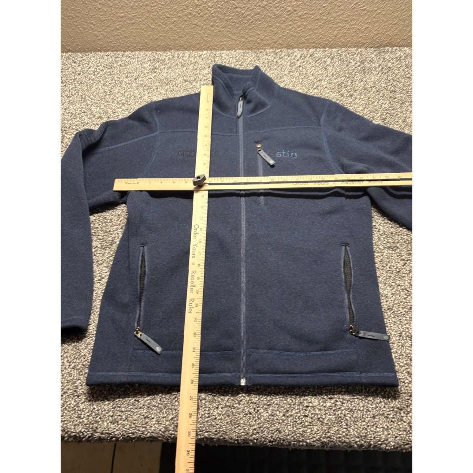 Vintage Stio Fleece Jacket Mens Medium Full Zip Outdoor Navy Blue Size US M / EU 48-50 / 2 - 5 Thumbnail