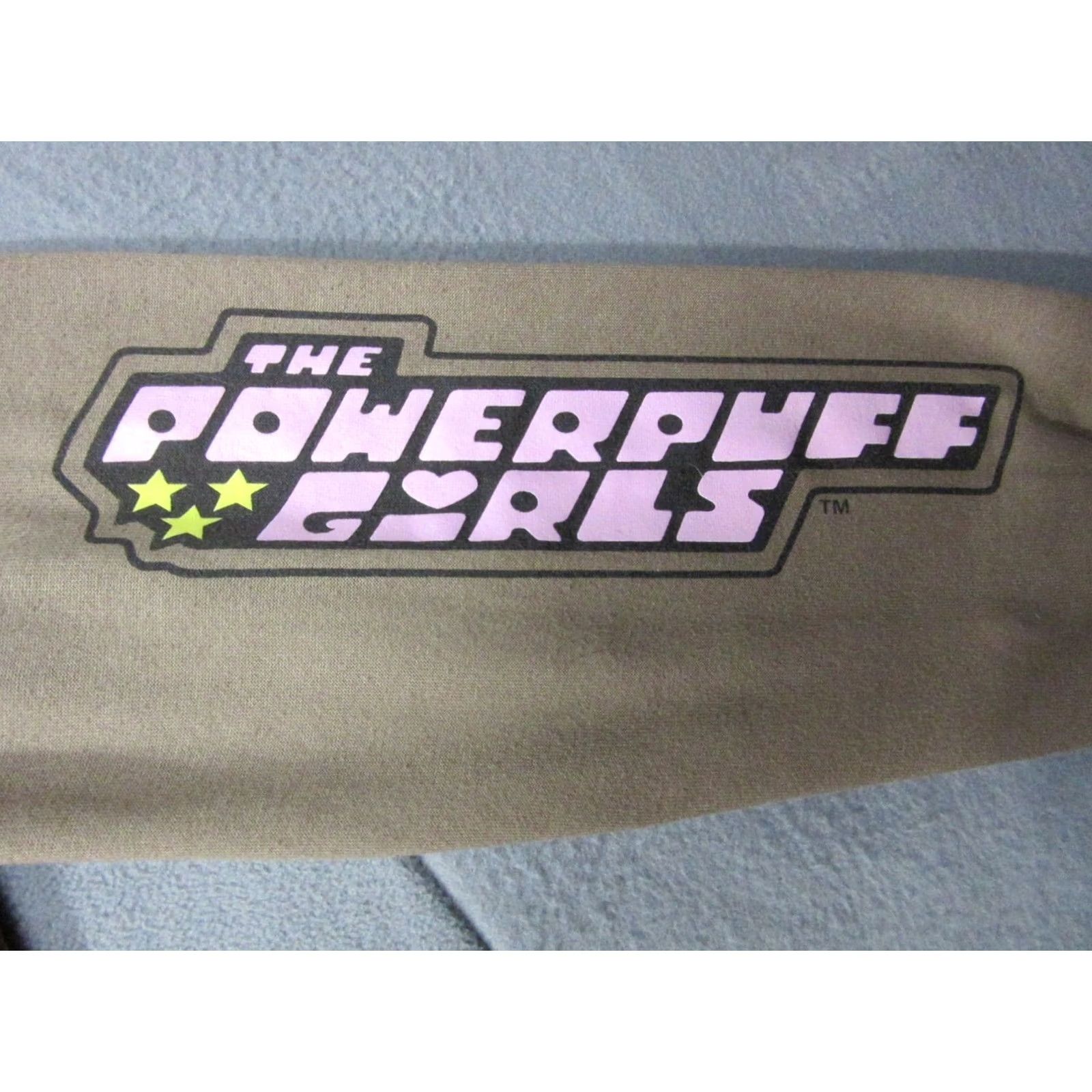 Vintage Powerpuff Girls Hoodie Womens XL Brown Graphic Sleeve - Cartoon Network Y2K Size XL / US 12-14 / IT 48-50 - 5 Thumbnail