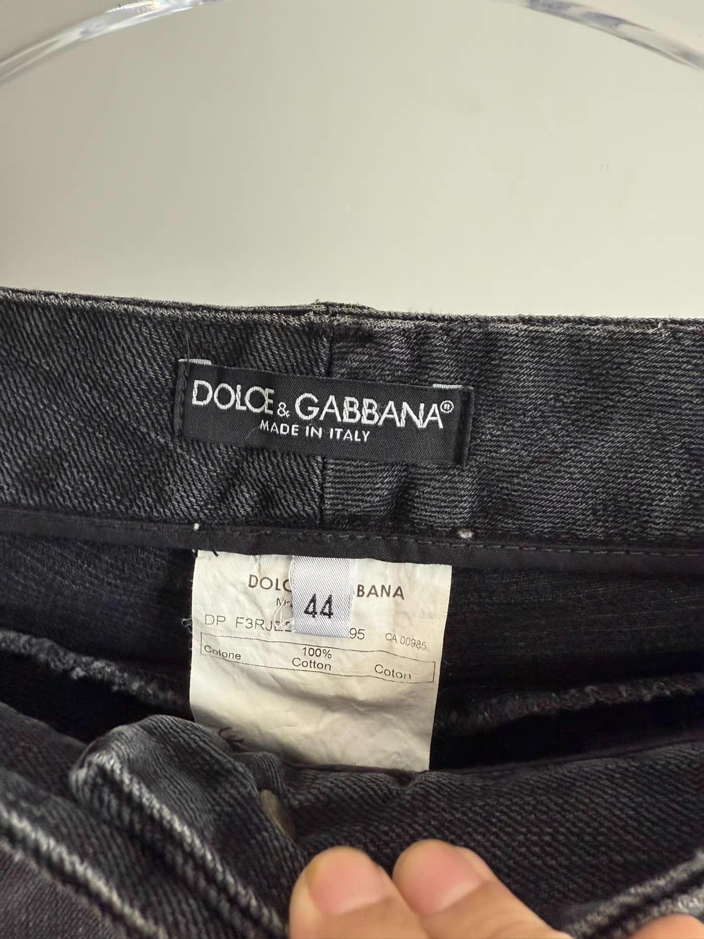 Dolce & Gabbana Dolce & Gabbana DG Black Jeans Q17 Size US 32 / EU 48 - 3 Thumbnail