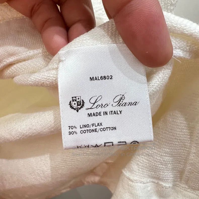 Loro Piana Loro Piana Linen Blend Round Neck Short Sleeve Size S / US 4 / IT 40 - 4 Thumbnail