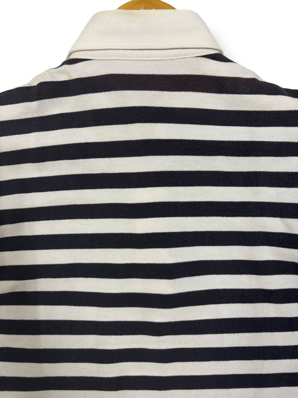 Burberry Vintage Burberry London Small Logo Striped Polo Shirt Size US M / EU 48-50 / 2 - 10 Thumbnail